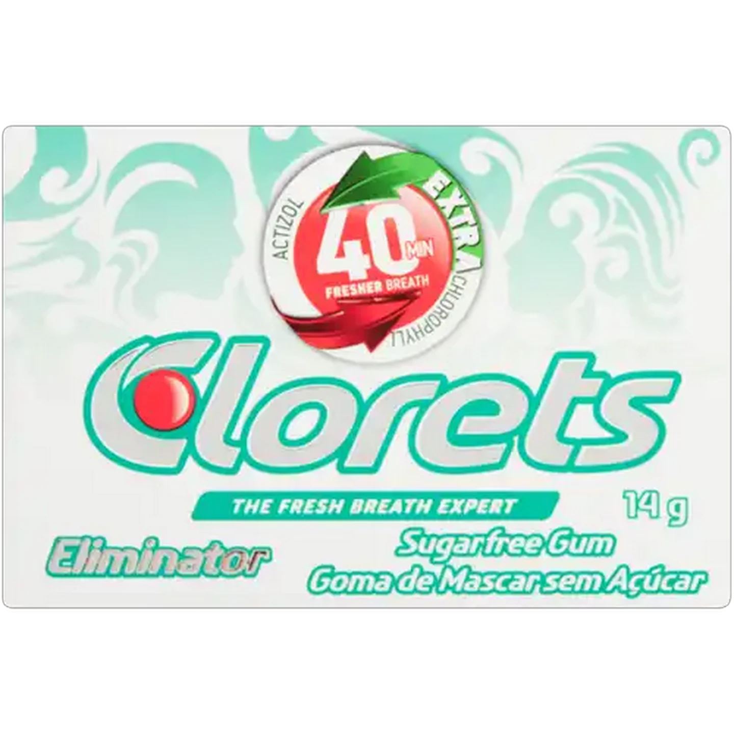 Image of Clorets Eliminator Sugarfree Gum 10 Pack