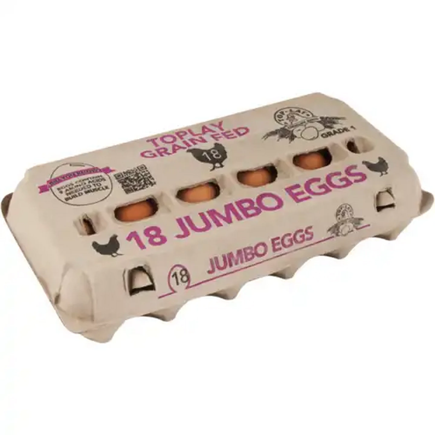 Image of TopLay Jumbo Eggs 18 Pack