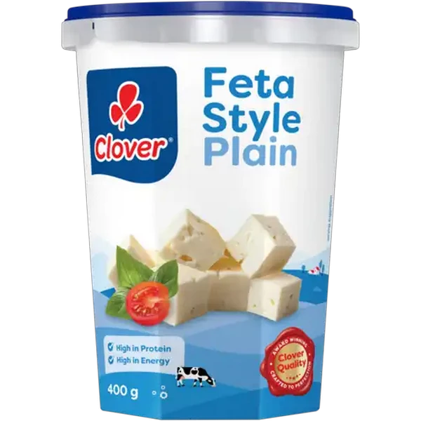 Clover Plain Feta Style Cheese 400g