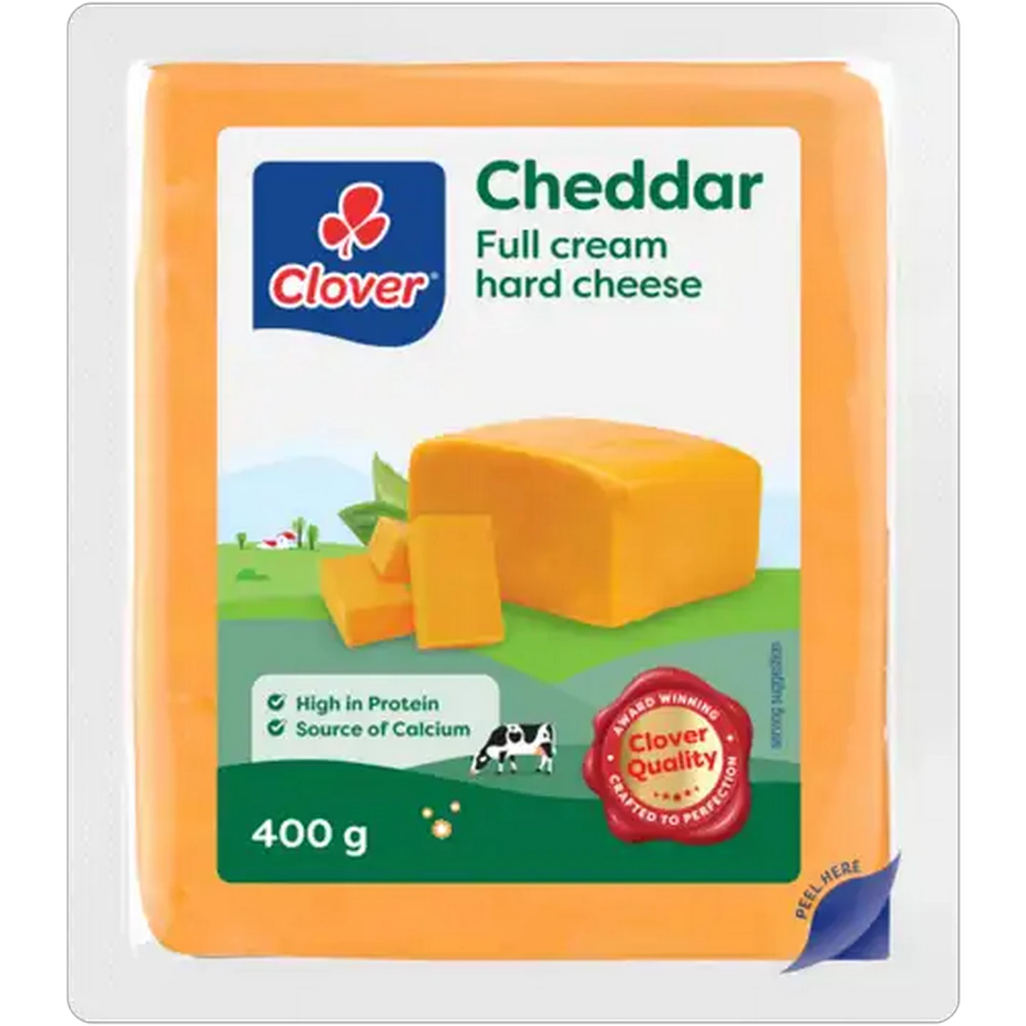 Image of Clover Full Cream Cheddar Cheese 400g