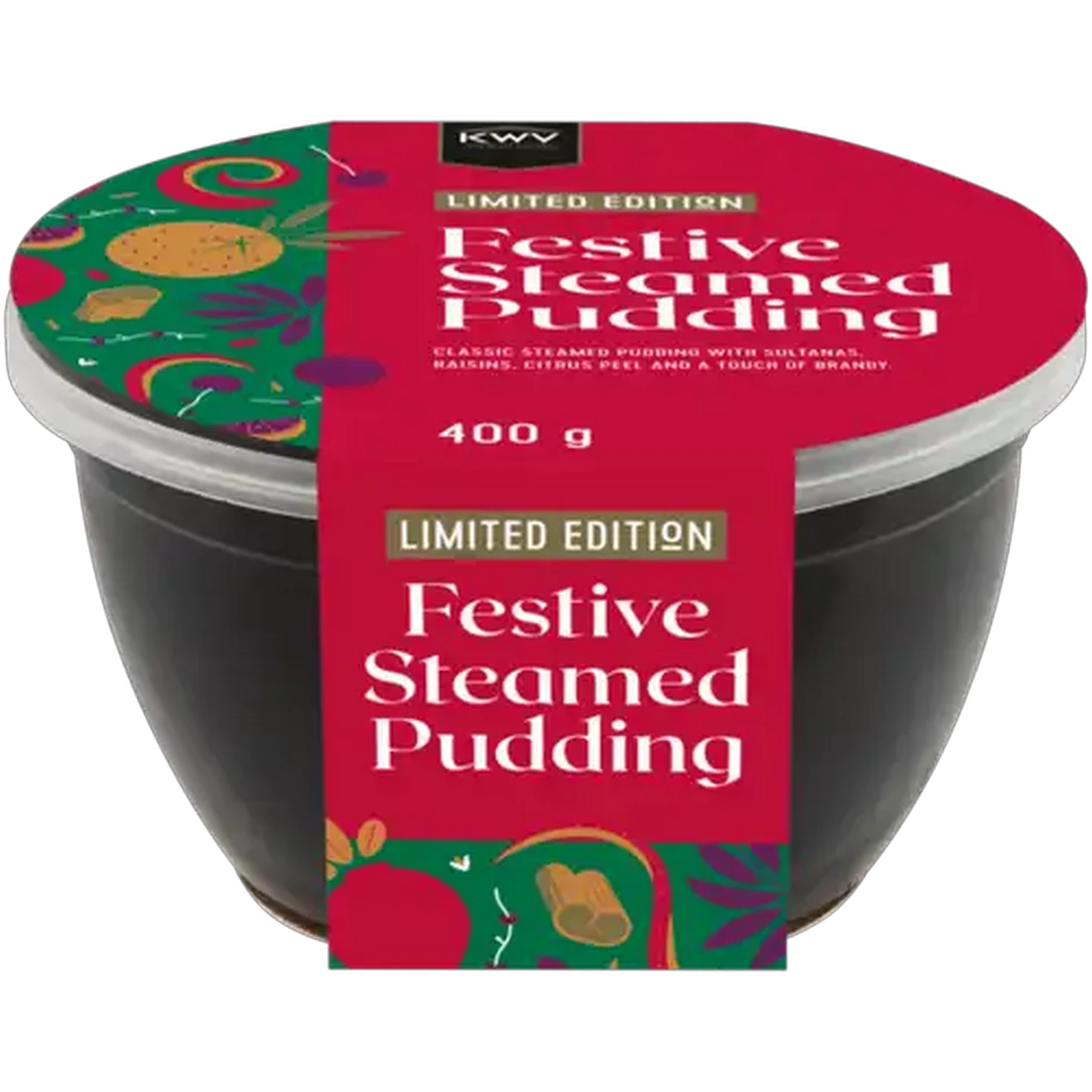 Image of Limited Edition KWV Festive Steamed Pudding 400g