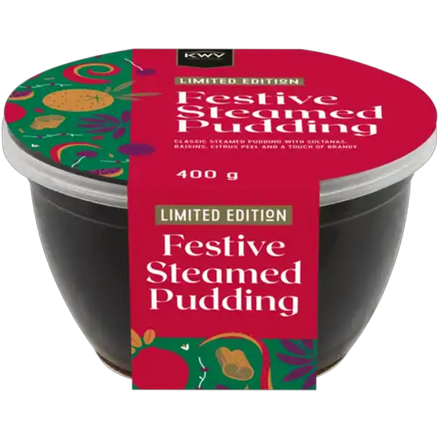 Image of Limited Edition KWV Festive Steamed Pudding 400g
