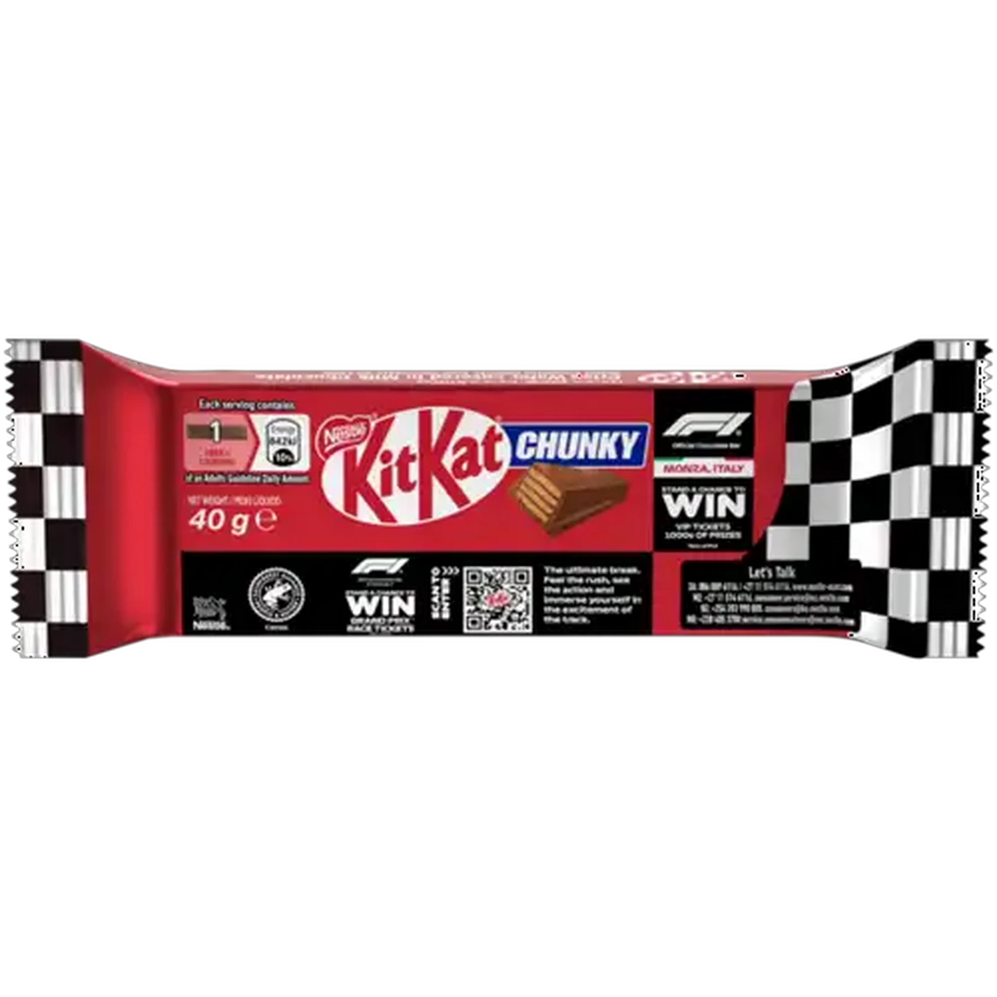 Image of Nestlé KitKat Chunky Milk Chocolate Bar 40g