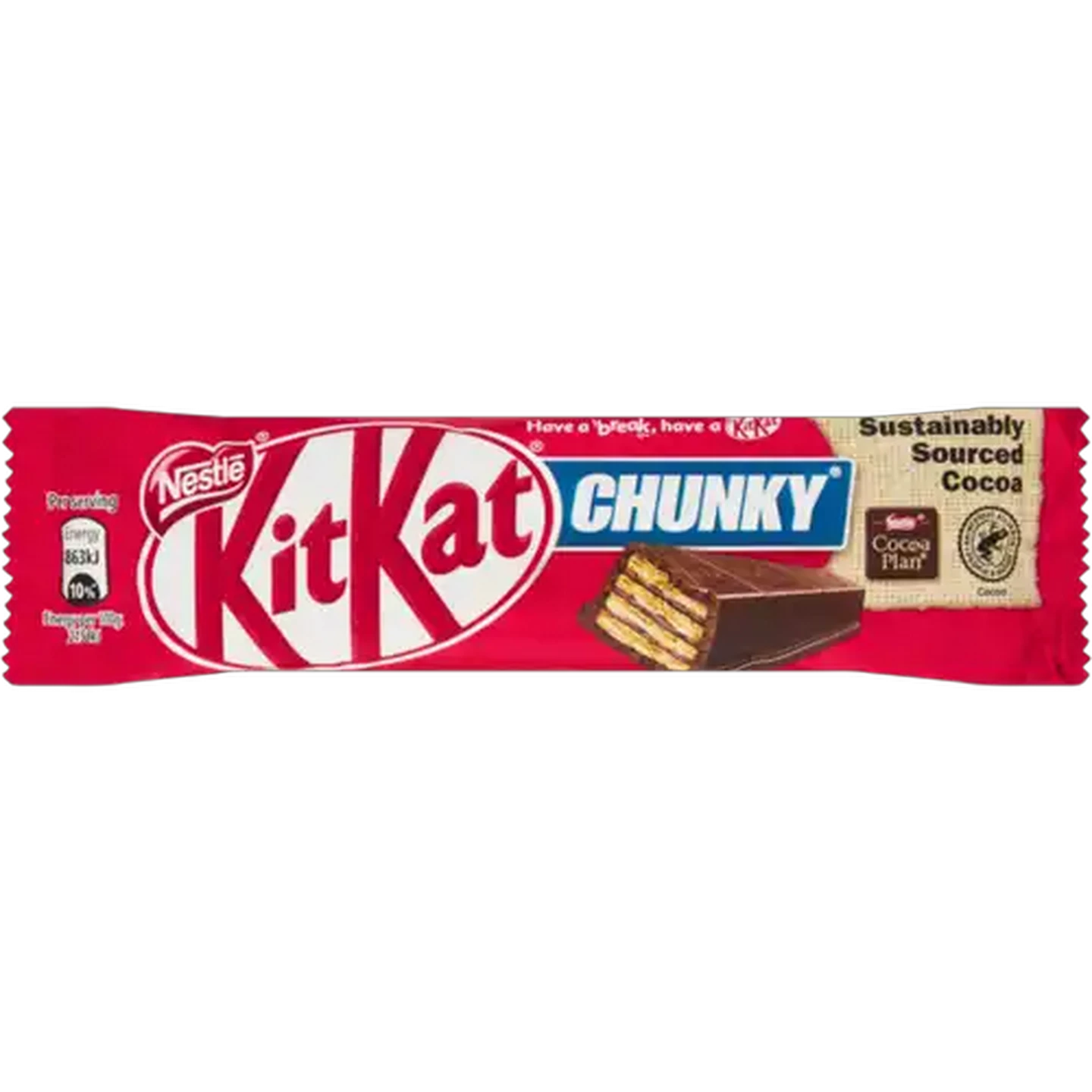 Image of Nestlé KitKat Chunky Milk Chocolate Bar 40g