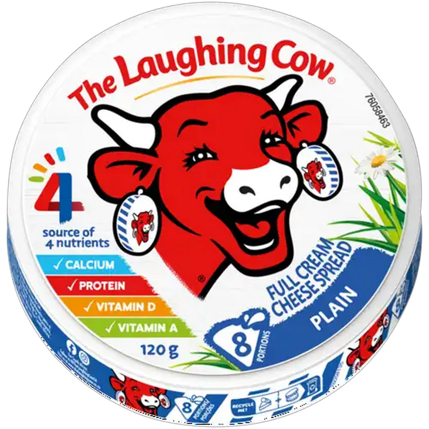 Image of The Laughing Cow Full Fat Cheese Wedges 120g
