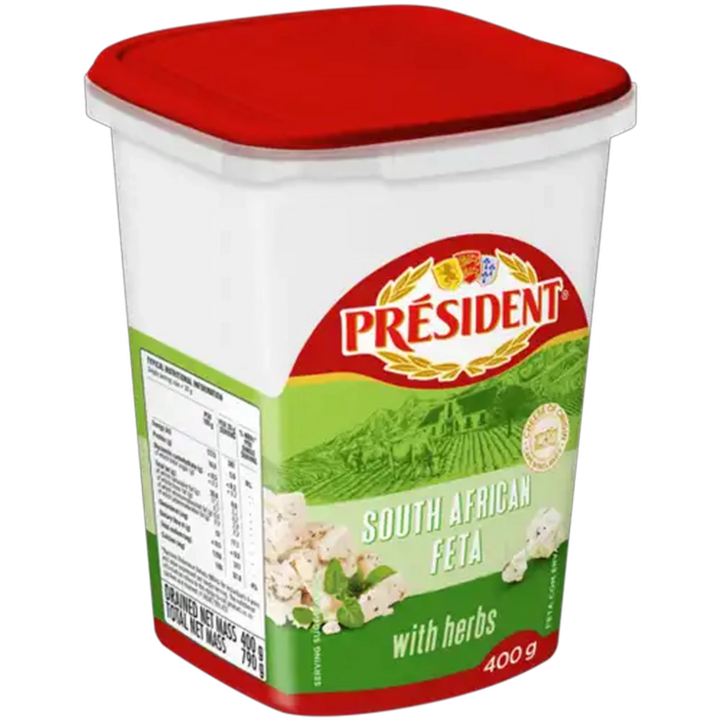 Image of Président Feta Cheese With Herbs 400g