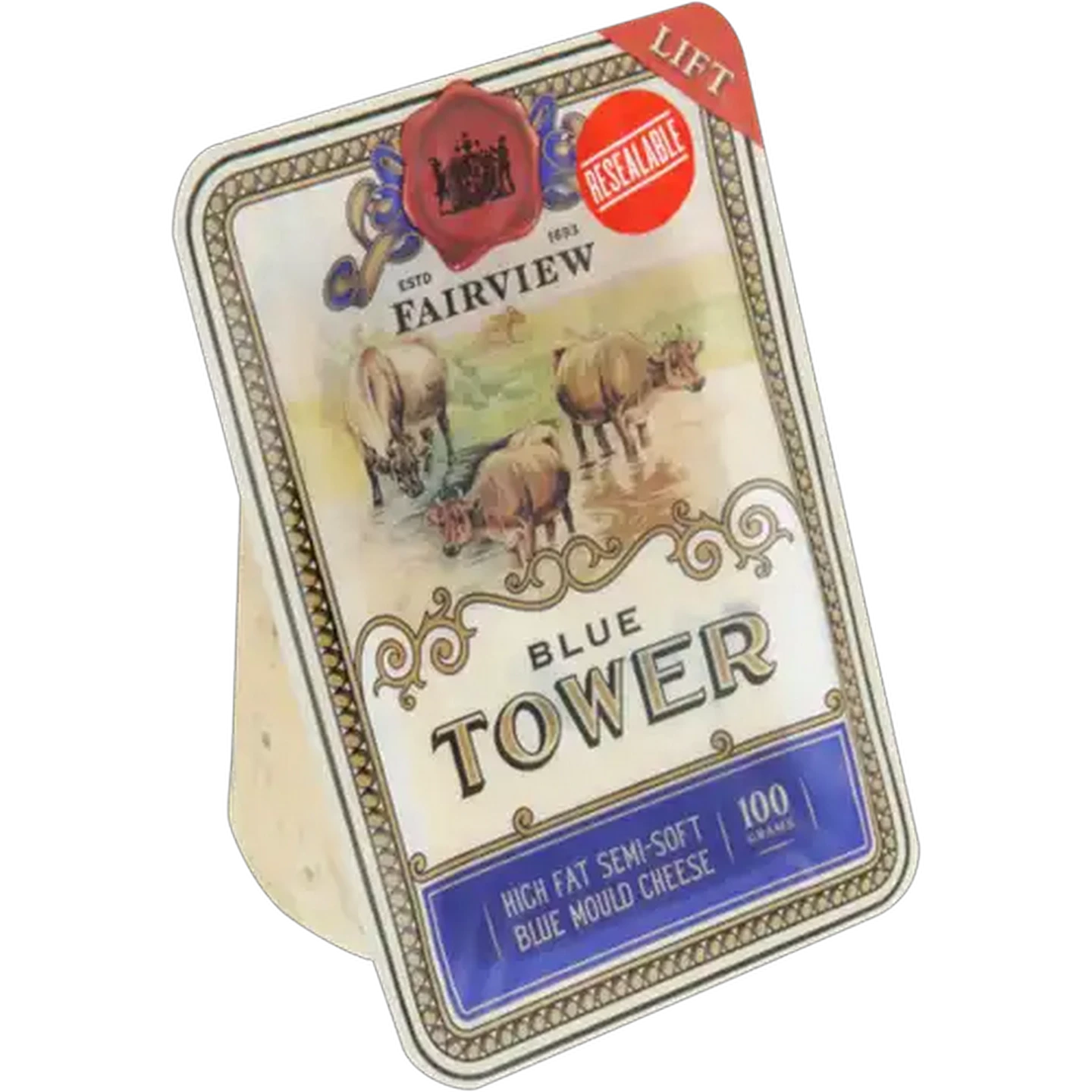 Image of Fairview Blue Tower Blue Mould Cheese Pack 100g