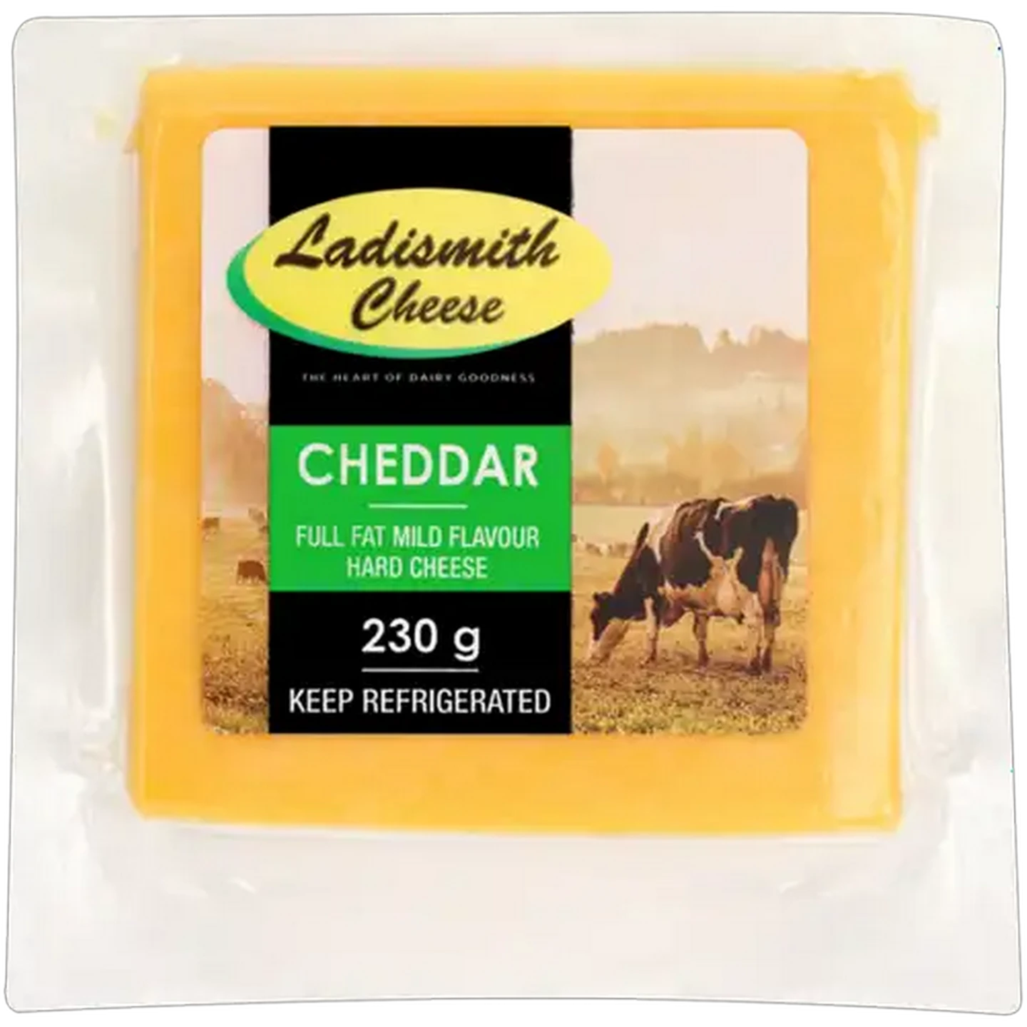 Image of Ladismith Mild Flavoured Cheddar Cheese Pack 230g