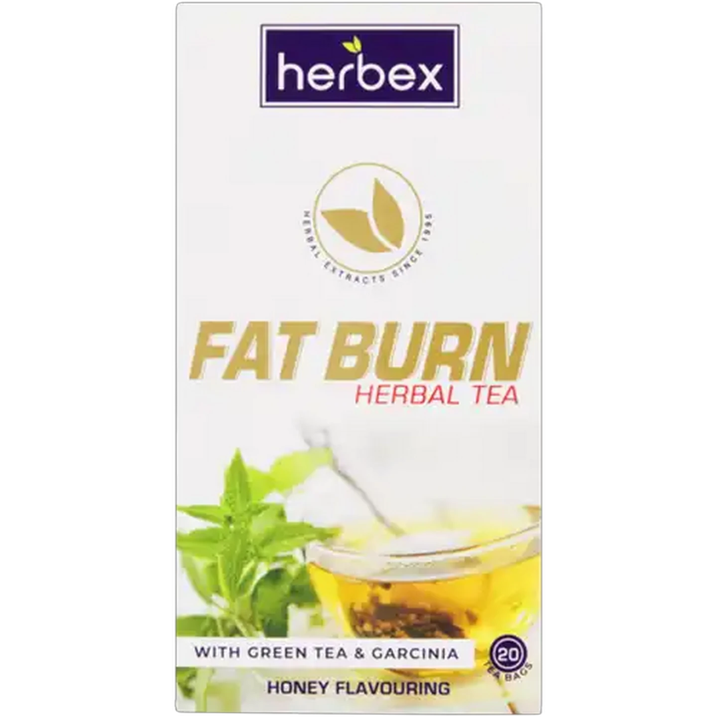 Image of Herbex Honey Fat Burn Slimming Tea 20 Pack