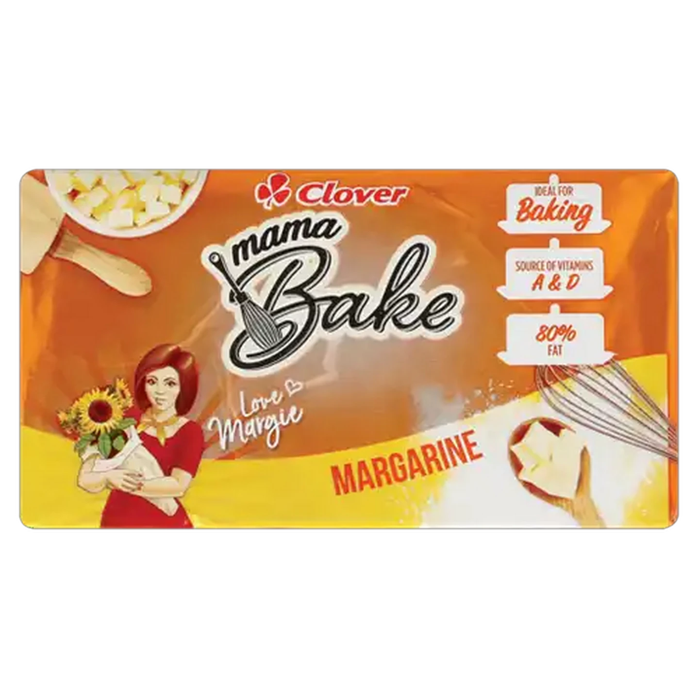Image of Clover Mama Bake Margarine Brick 500g