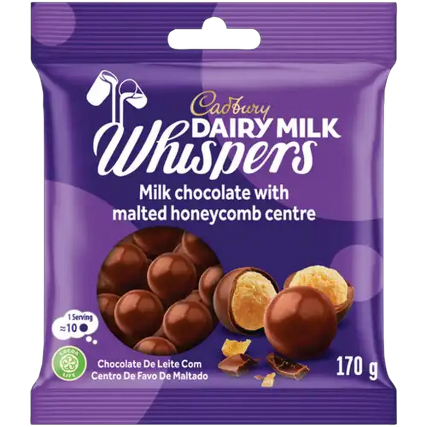 Image of Cadbury Dairy Milk Whispers 170g