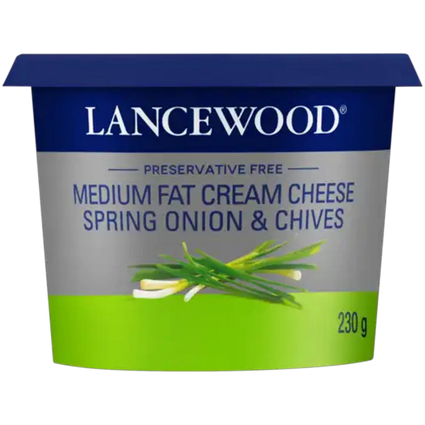 Image of LANCEWOOD Spring Onion & Chives Medium Fat Cream Cheese 230g