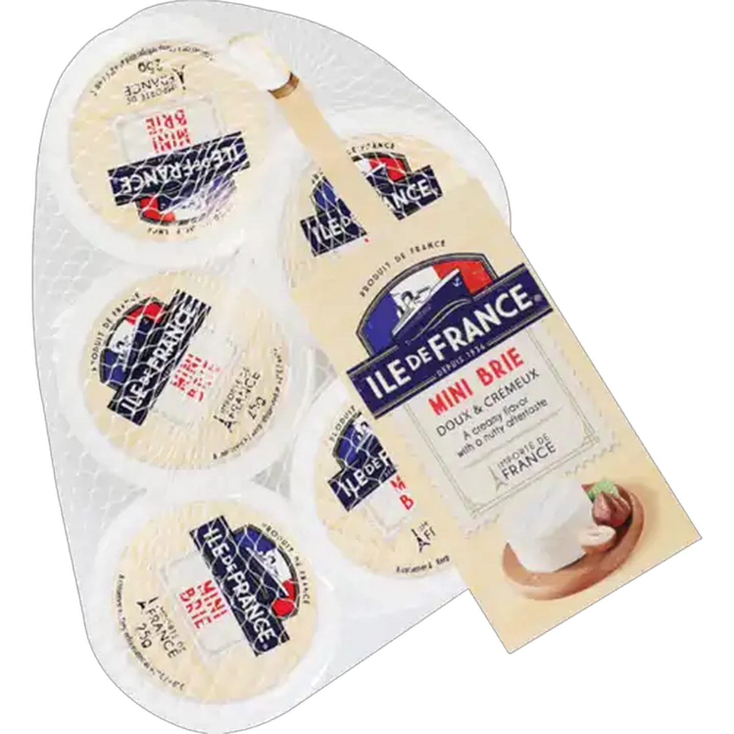 Image of Ile De France Mini Brie Soft Cheese 5 x 25g