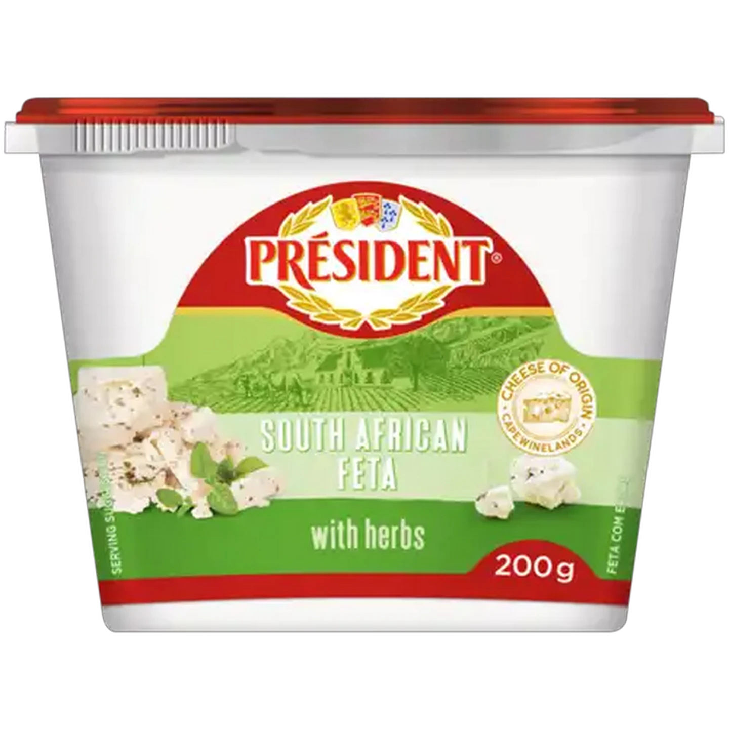 Image of Président Feta Cheese With Herbs 200g