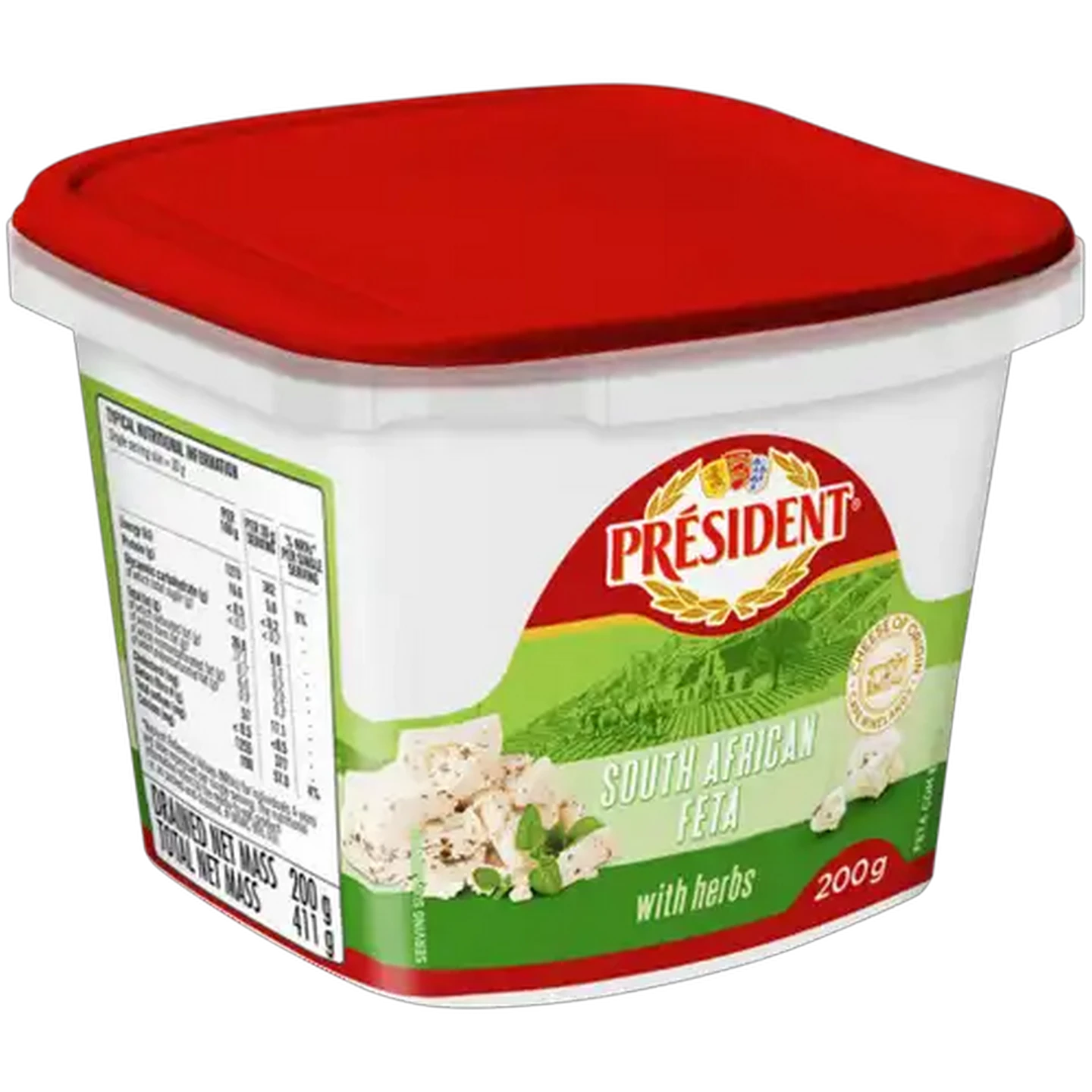 Image of Président Feta Cheese With Herbs 200g