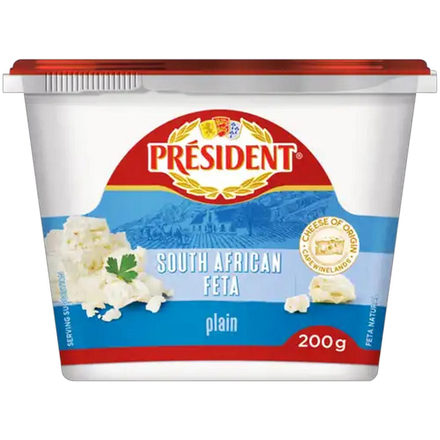 Image of Président Plain Feta Cheese 200g