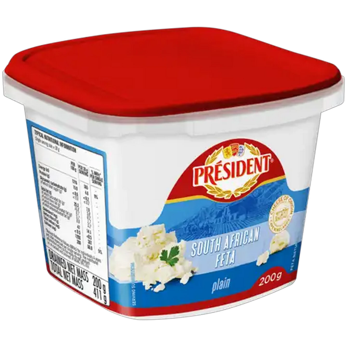 Image of Président Plain Feta Cheese 200g
