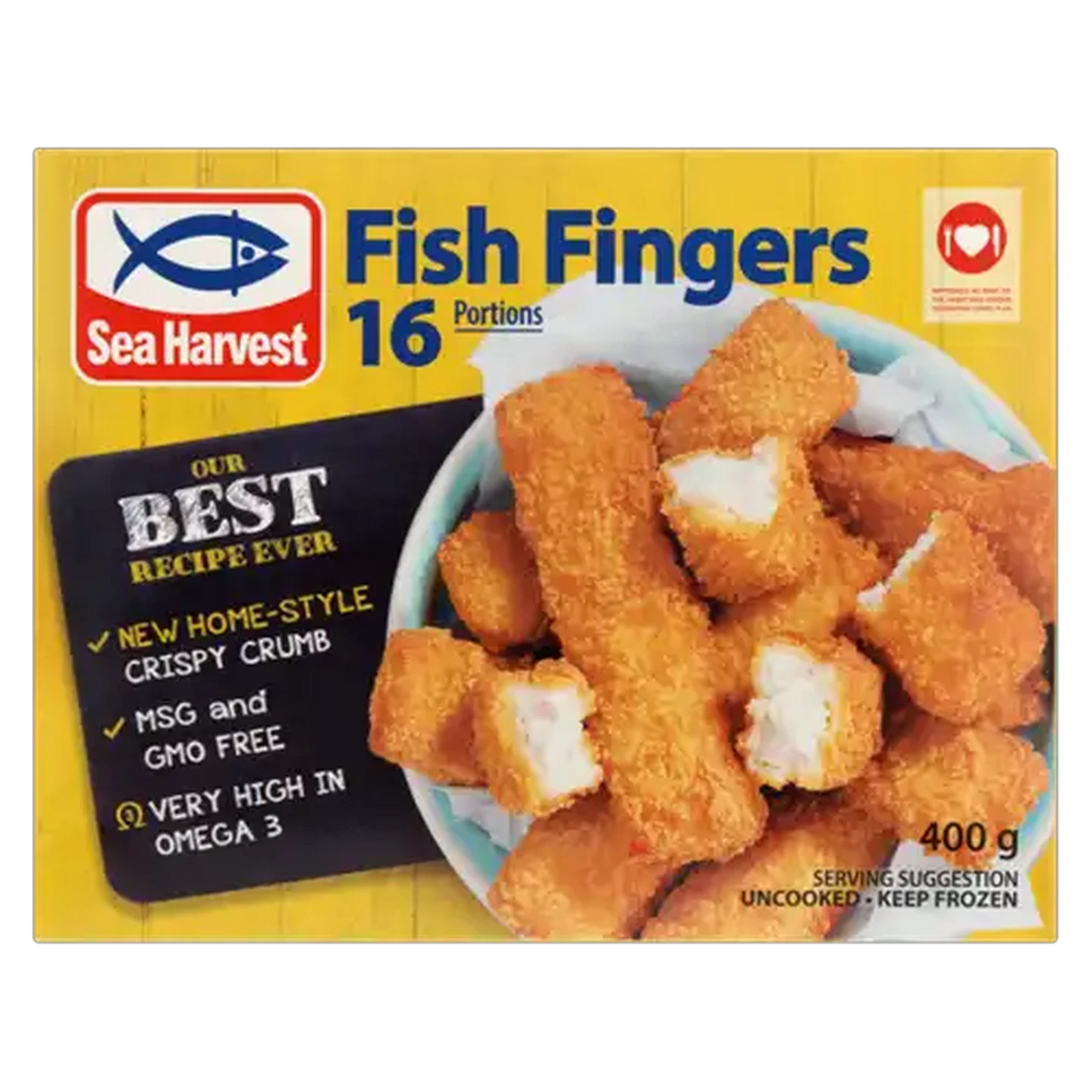 Image of Sea Harvest Frozen Fish Fingers 400g