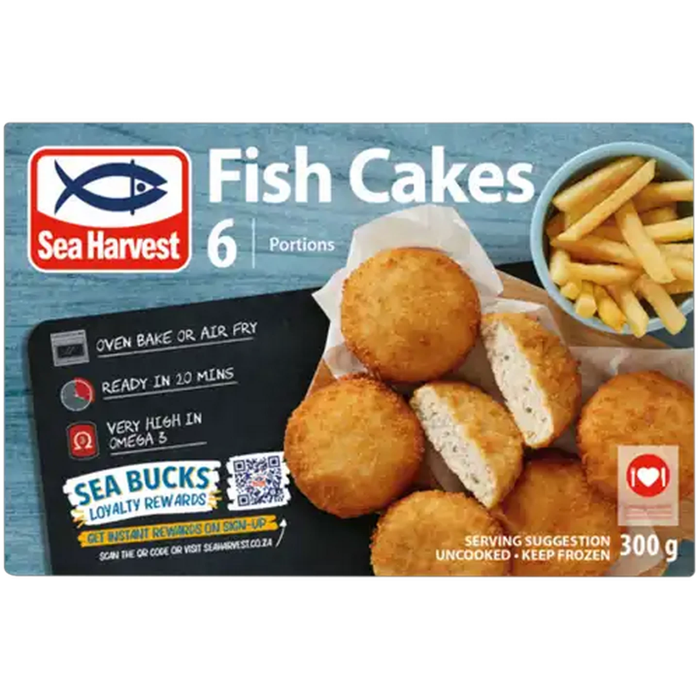 Image of Sea Harvest Frozen Fish Cakes 300g Pack