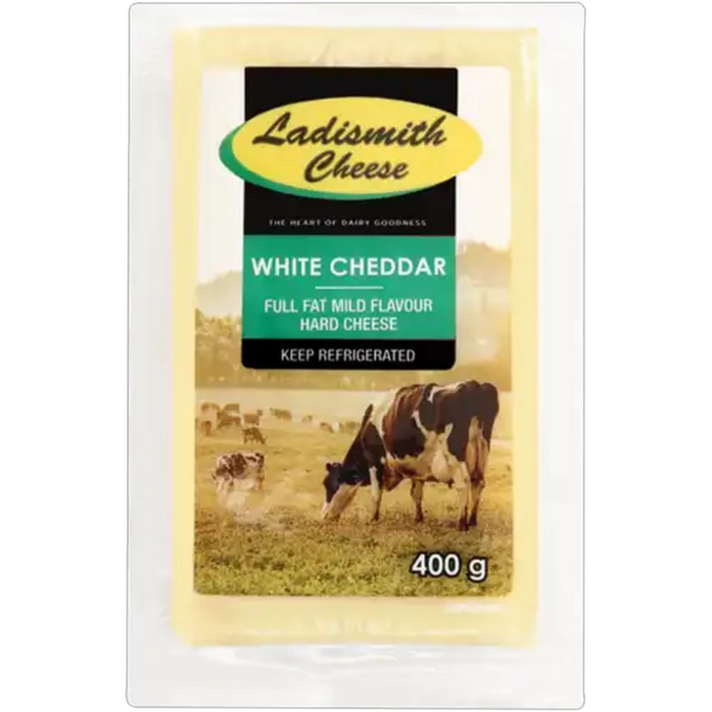 Image of Ladismith Full Fat White Cheddar Cheese 400g