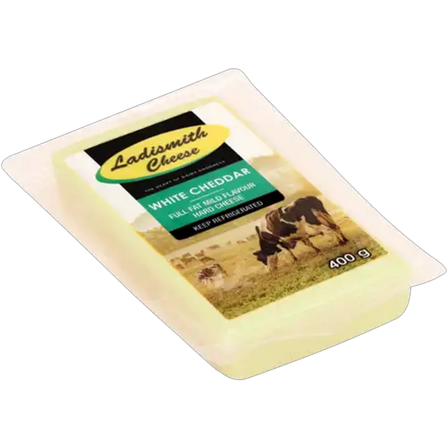Image of Ladismith Full Fat White Cheddar Cheese 400g