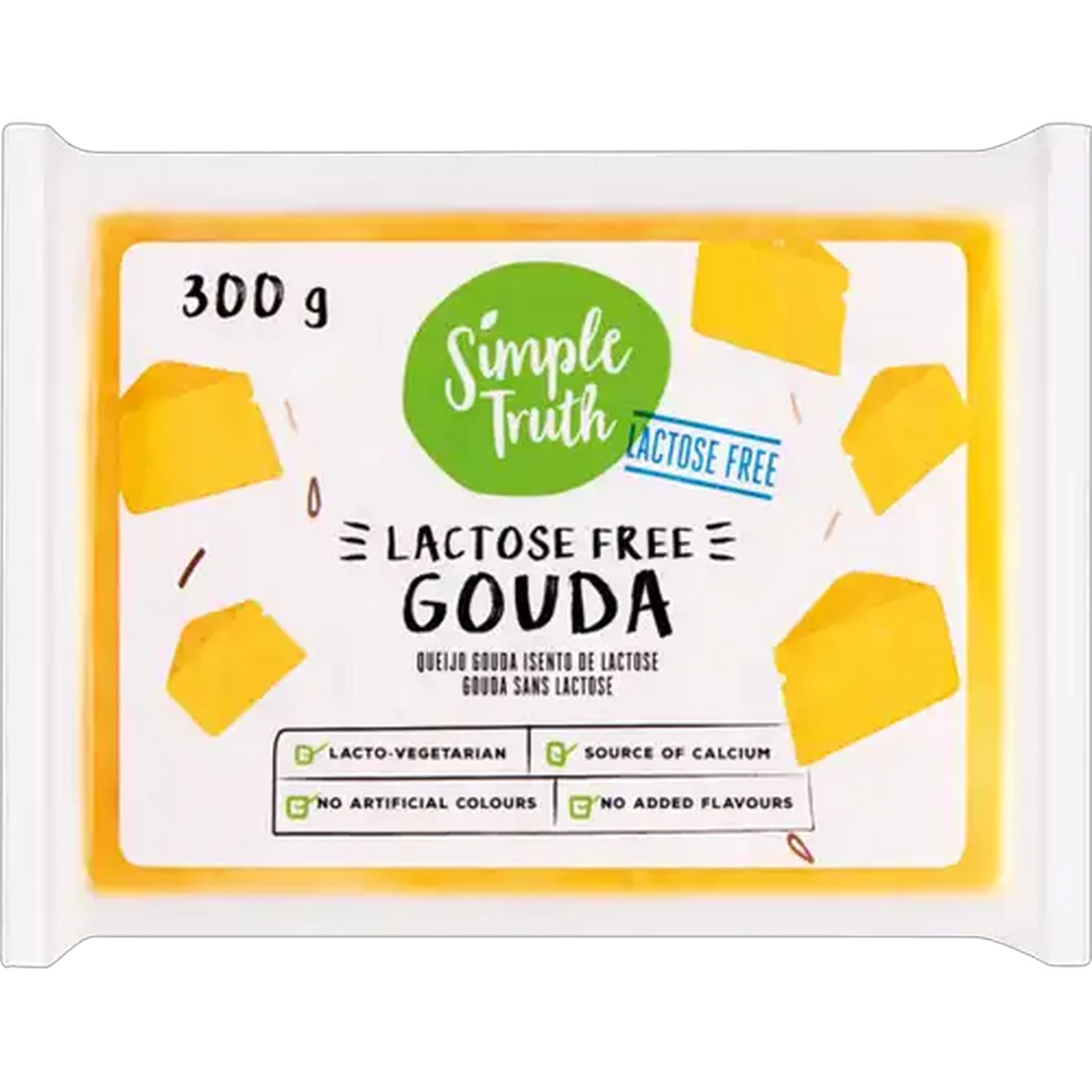Image of Simple Truth Lactose-Free Gouda Cheese 300g