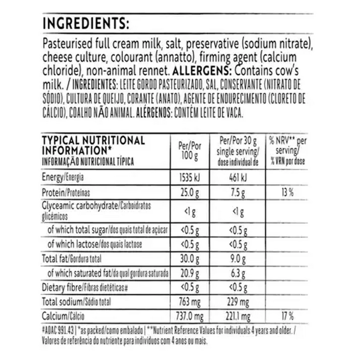Image of Simple Truth Lactose-Free Gouda Cheese 300g
