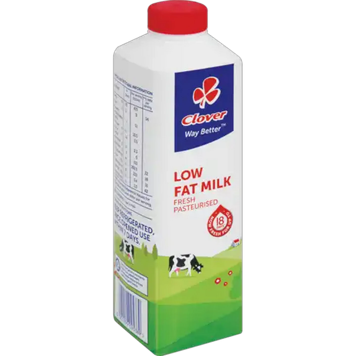 Image of Clover Fresh Low Fat Milk Carton 1L