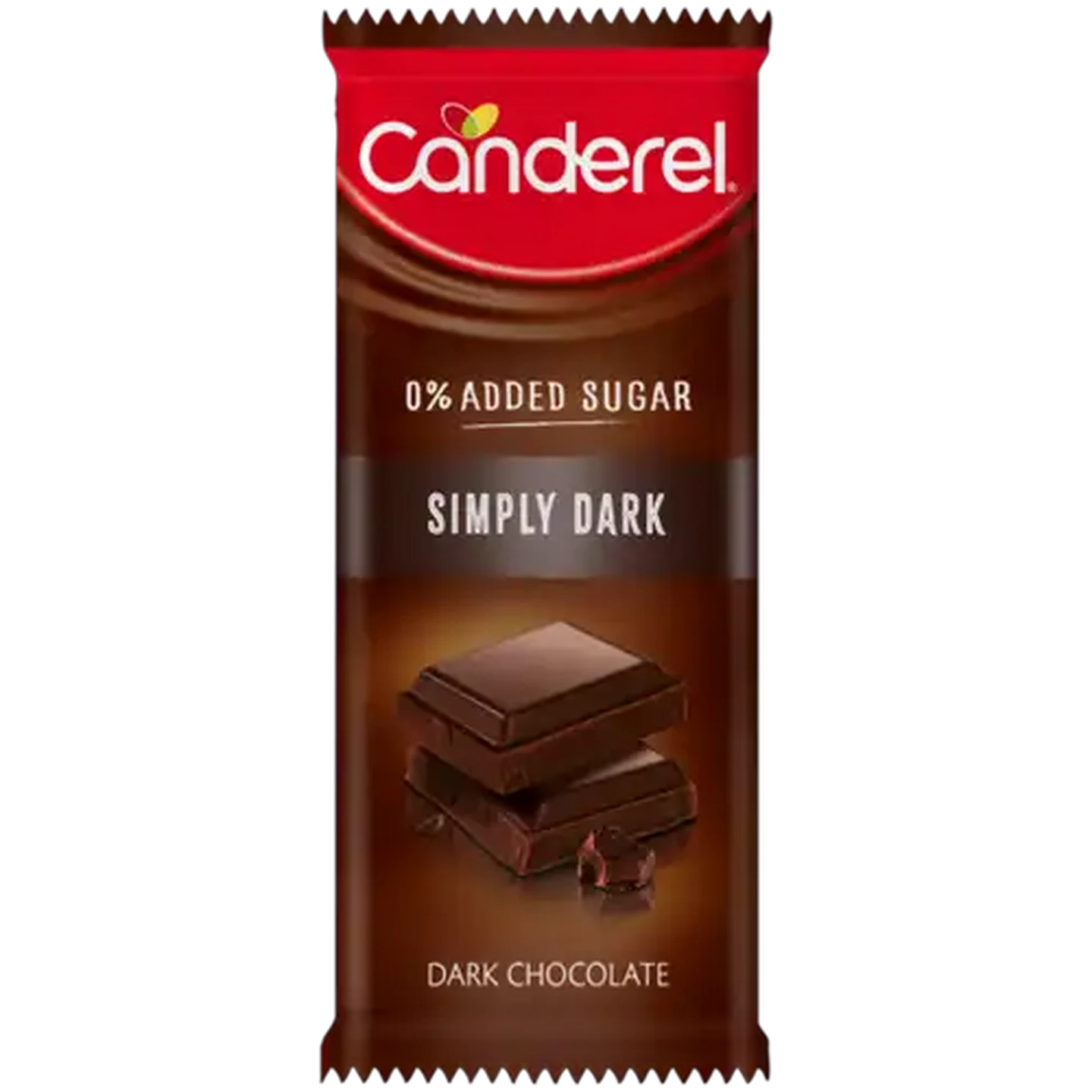 Image of Canderel Simply Dark Chocolate Slab 100g