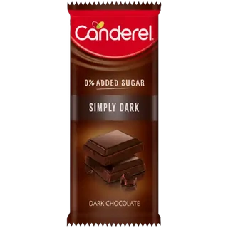 Canderel Simply Dark Chocolate Slab 100g