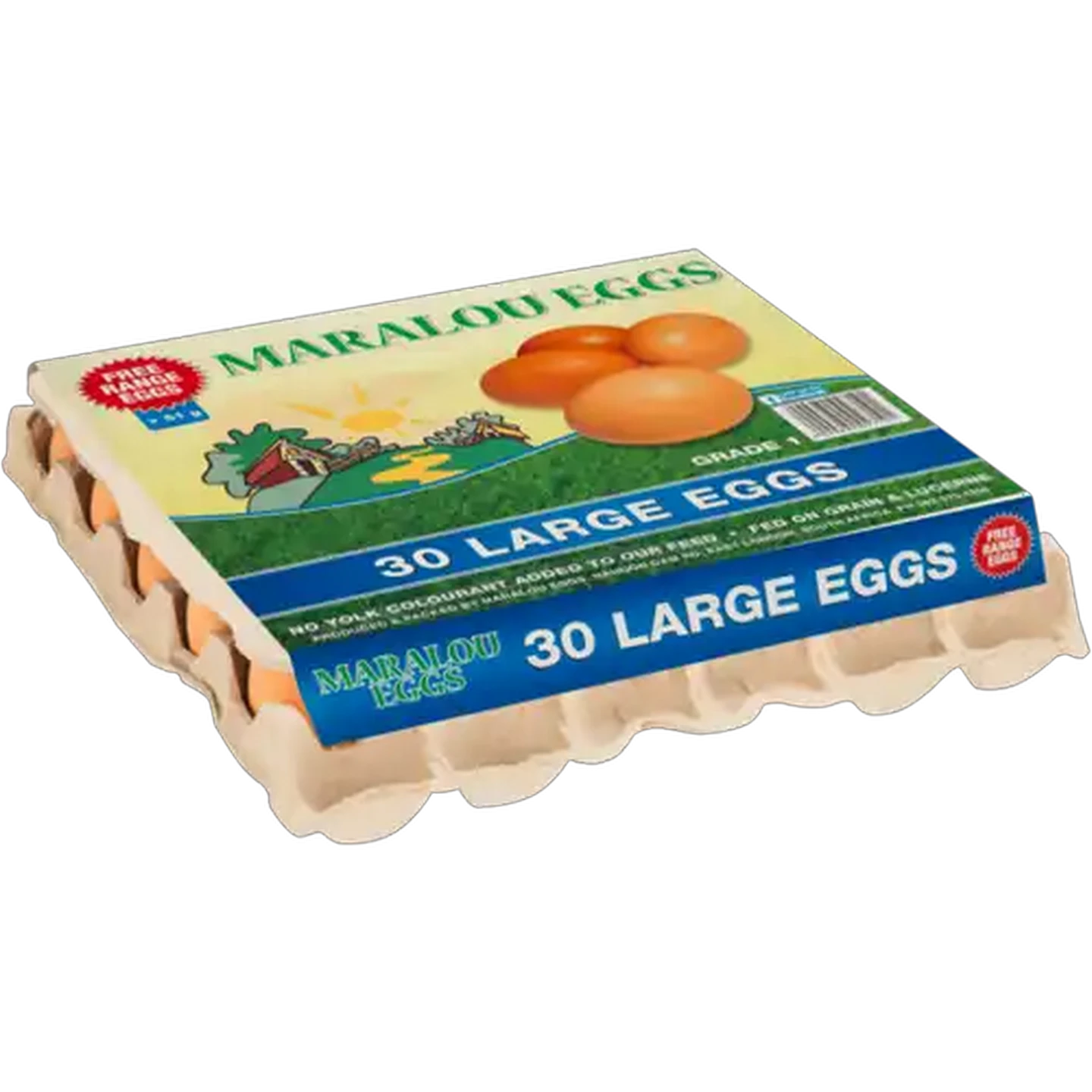 Image of Maralou Eggs Large Free Range Eggs 6 Pack