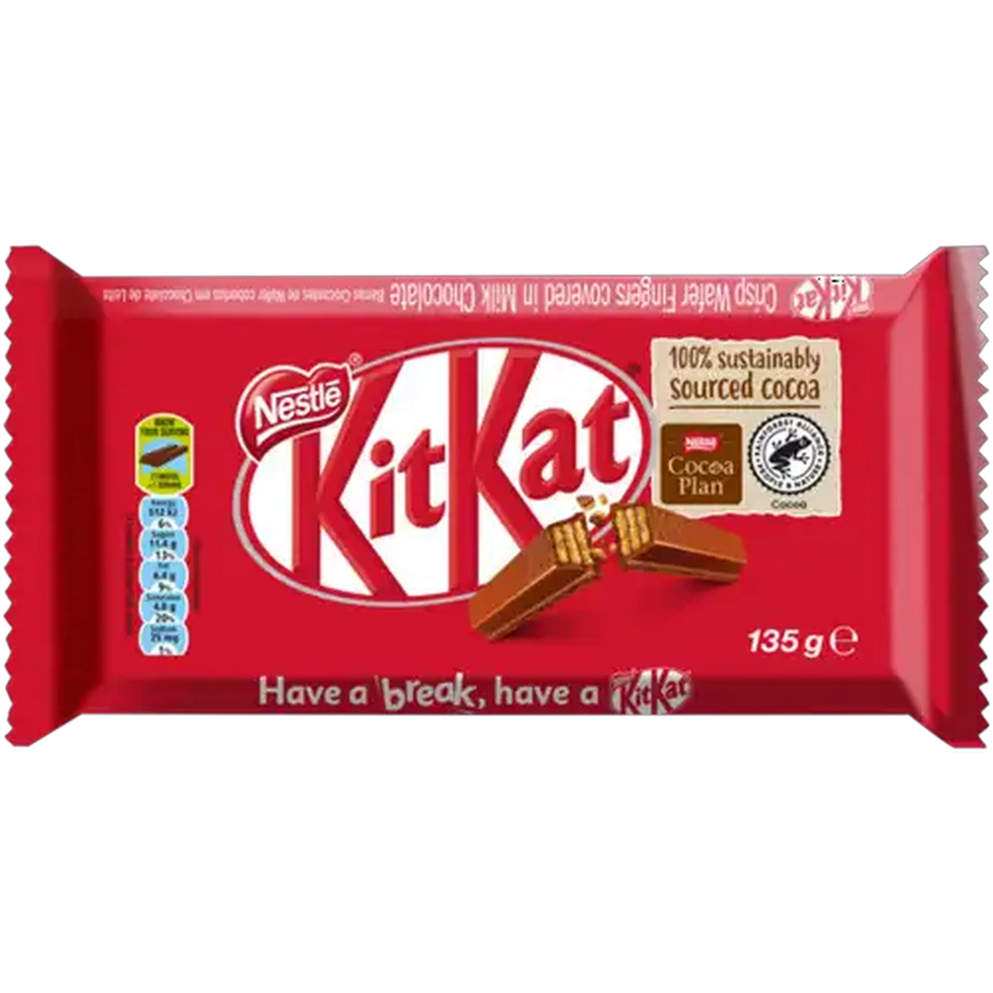 Image of KitKat 11 Finger Milk Chocolate Bar 135g