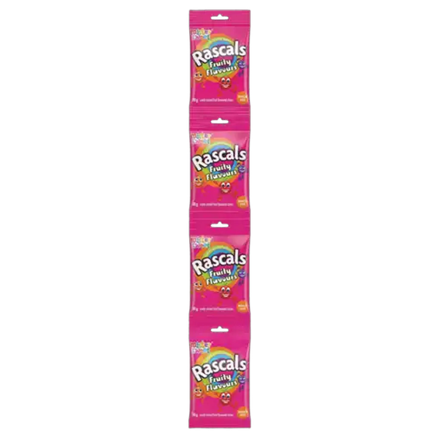 Image of Rascals Fruity Chews Candy 4 x 30g