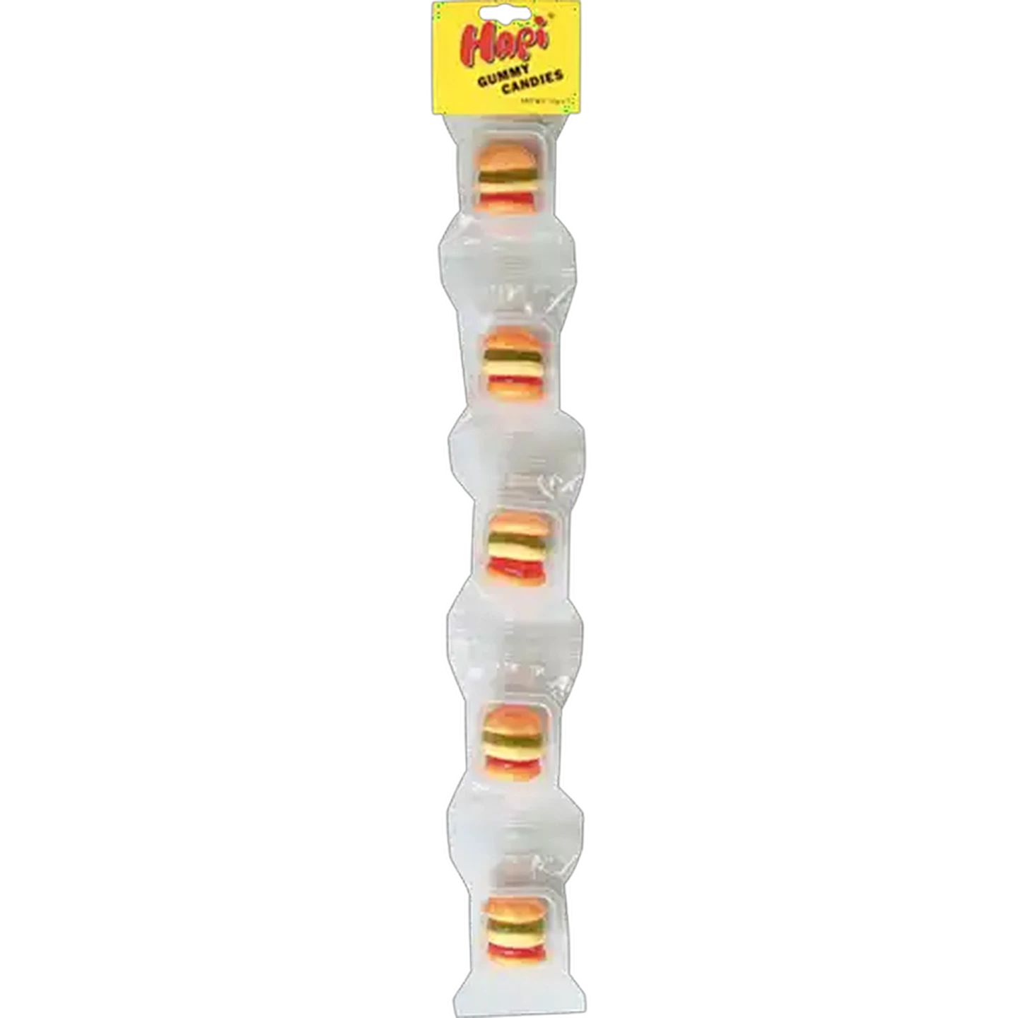 Image of Hapi Gummy Hamburger Candies 5 Pack