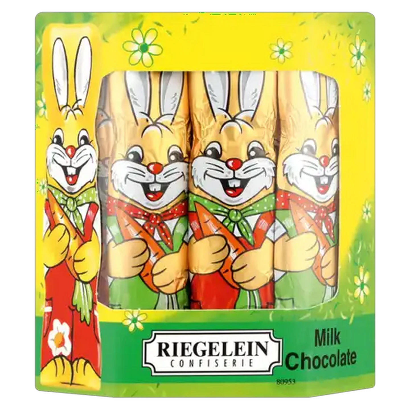 Image of Riegelein Easter Bunny Milk Chocolates 125g