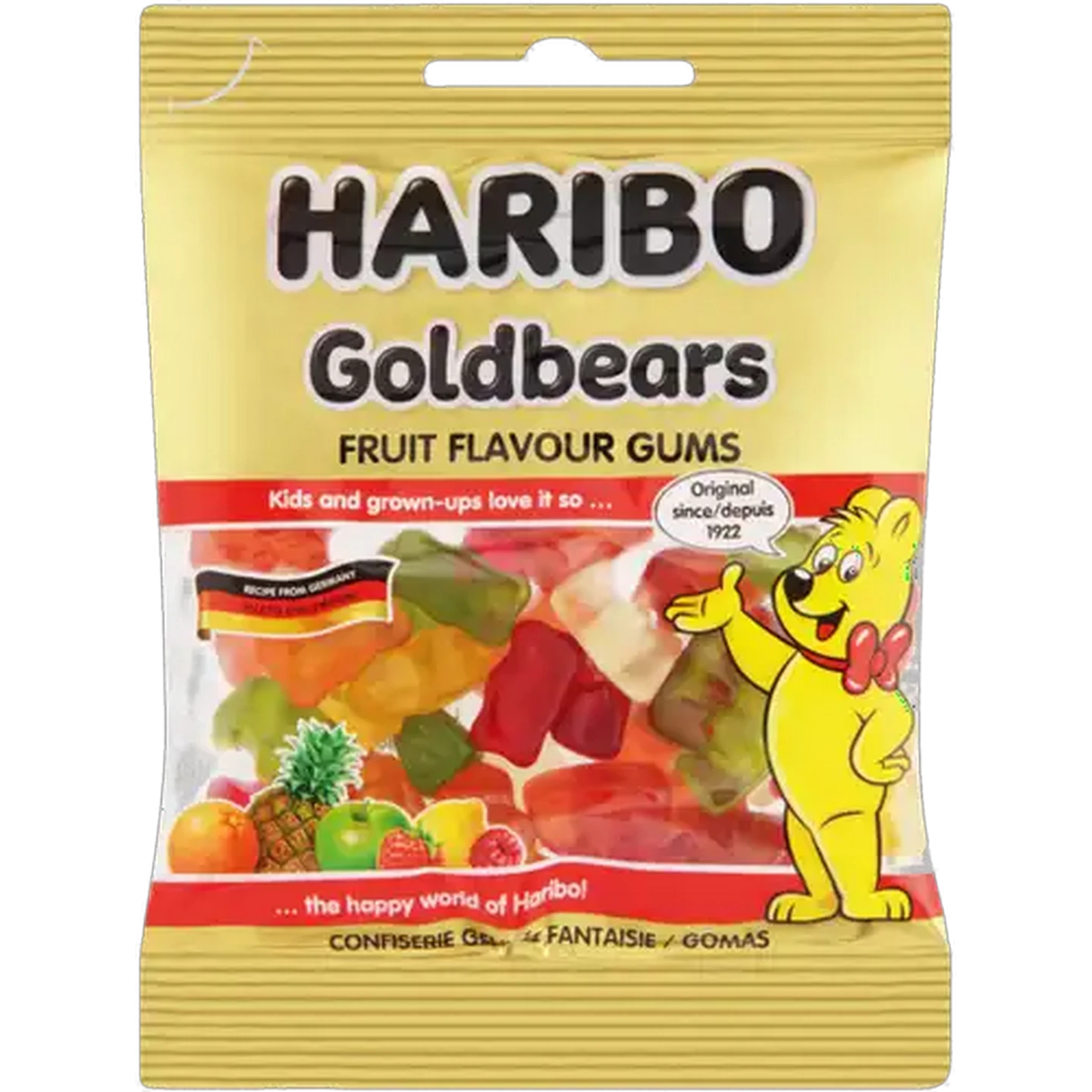 Image of Haribo Goldbears Fruit Flavoured Gums 80g