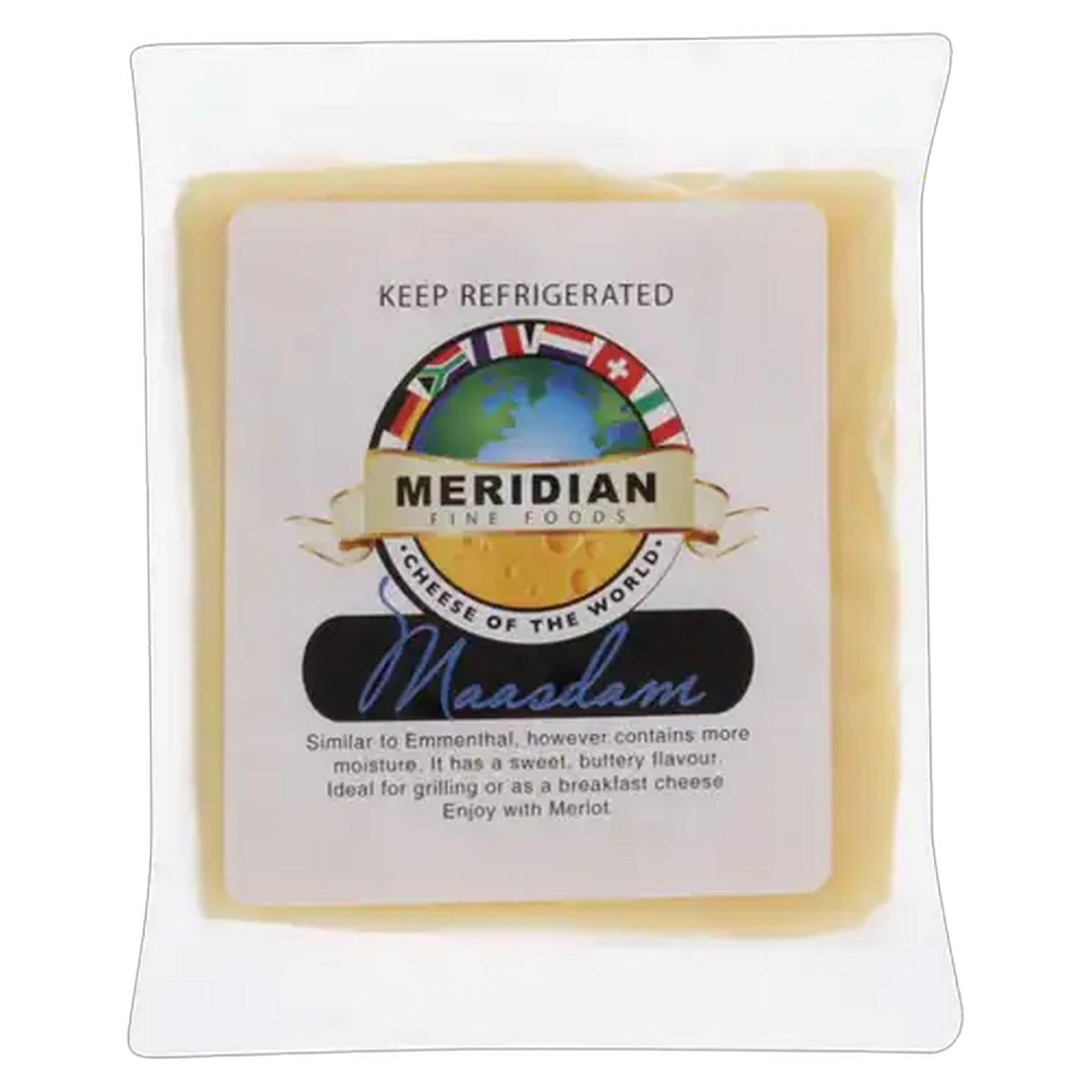 Image of Meridian Maasdam Semi Hard Cheese Per Kg