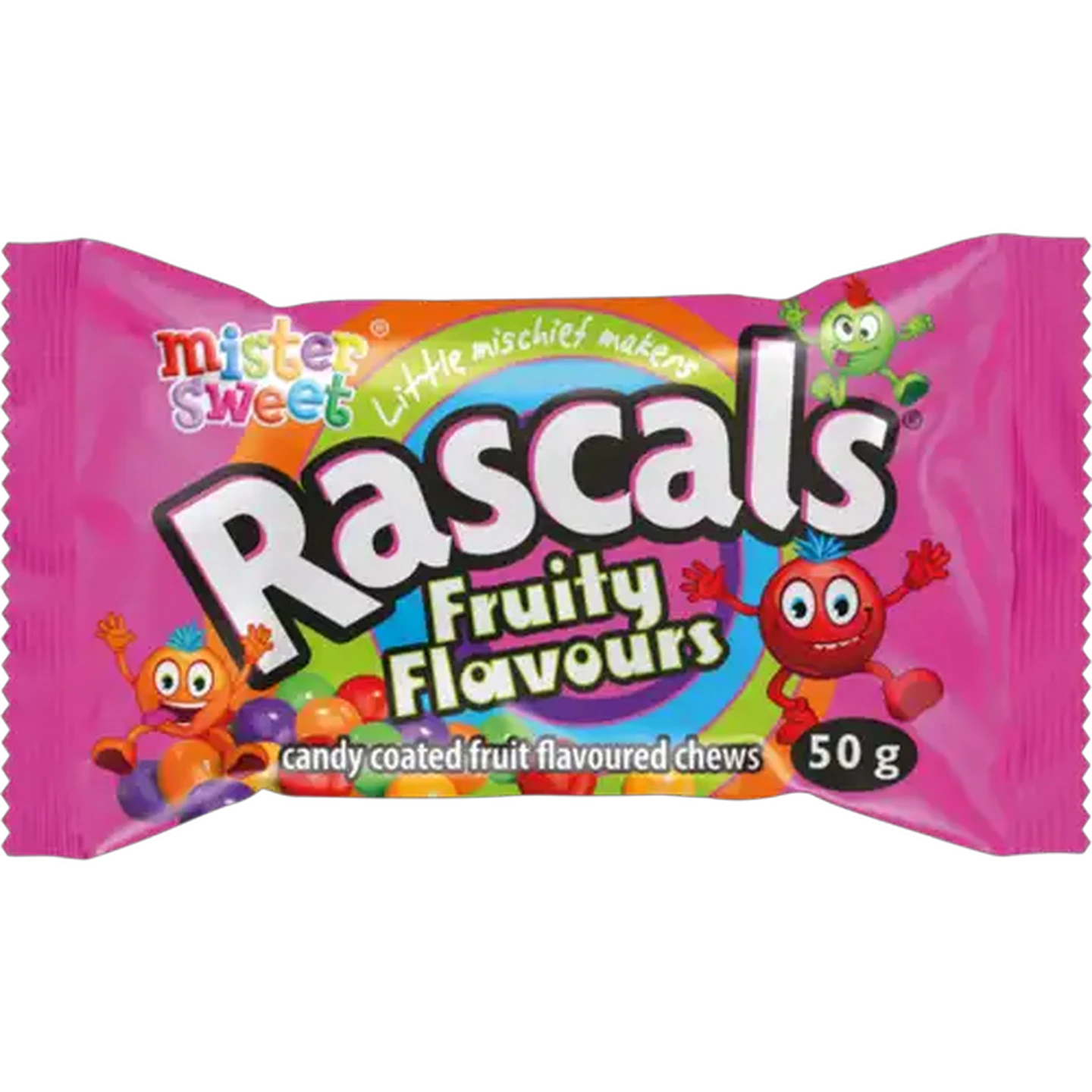Image of Rascals Candy Coated Fruit Flavoured Chews 50g
