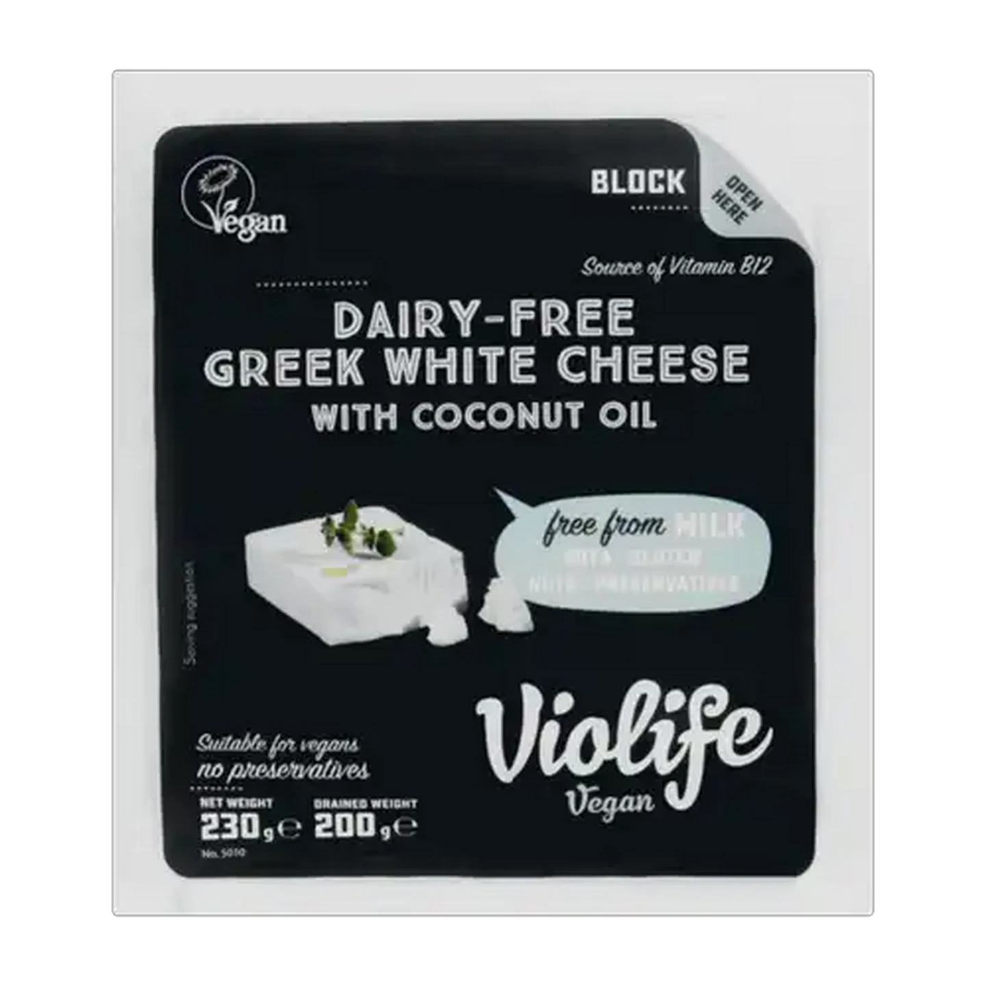Image of Violife Dairy-Free Greek White Cheese 200g