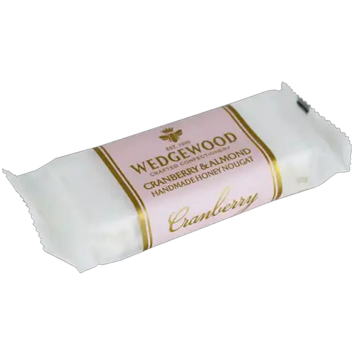 Image of Wedgewood Cranberry & Almond Handmade Honey Nougat 50g