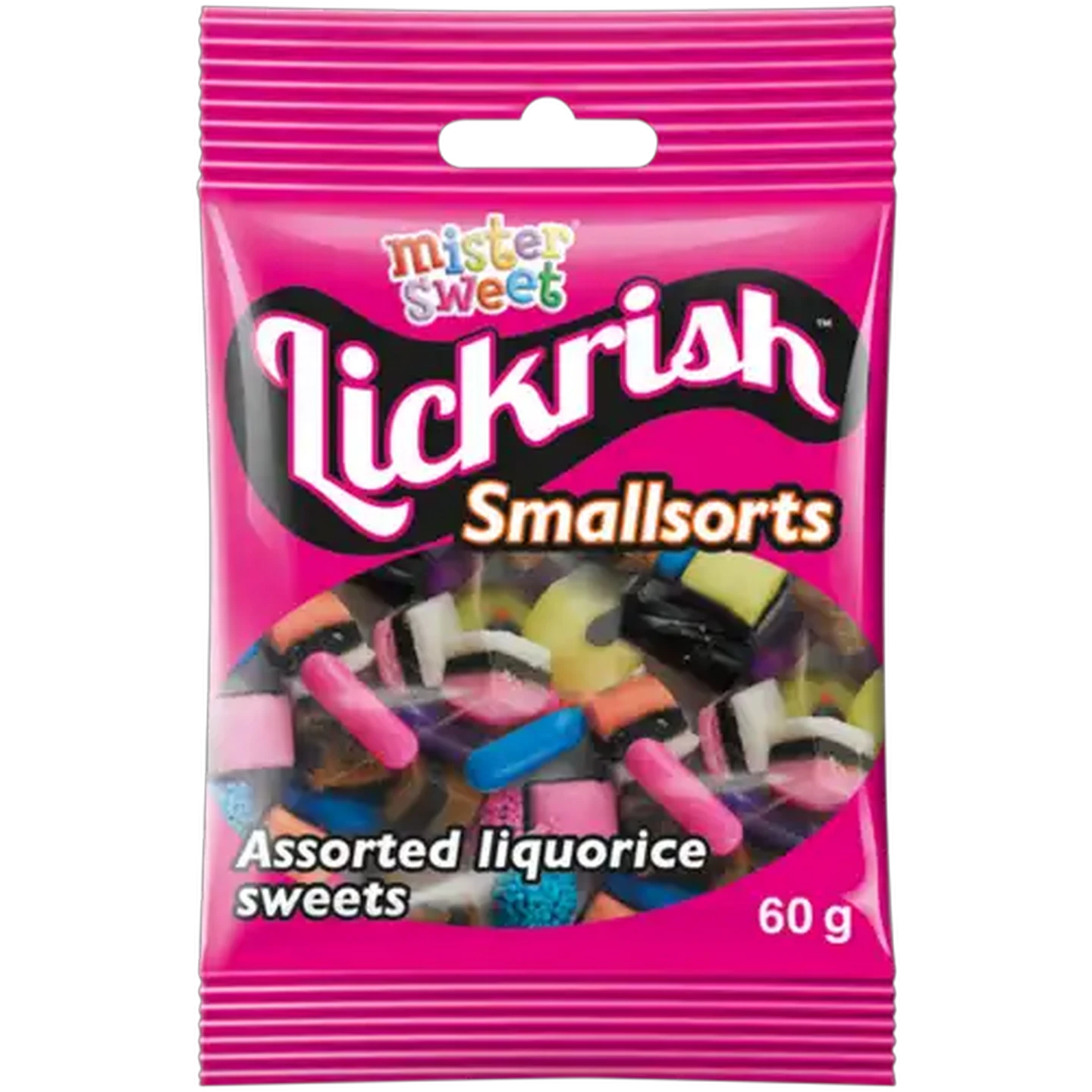 Image of Mister Sweet Lickrish Smallsorts 60g