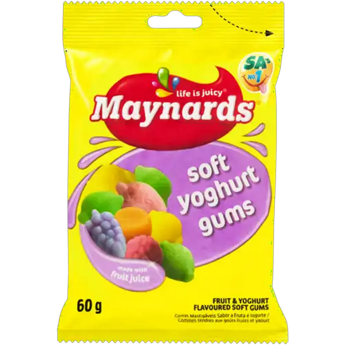 Image of Maynards Soft Yoghurt Gums 60g