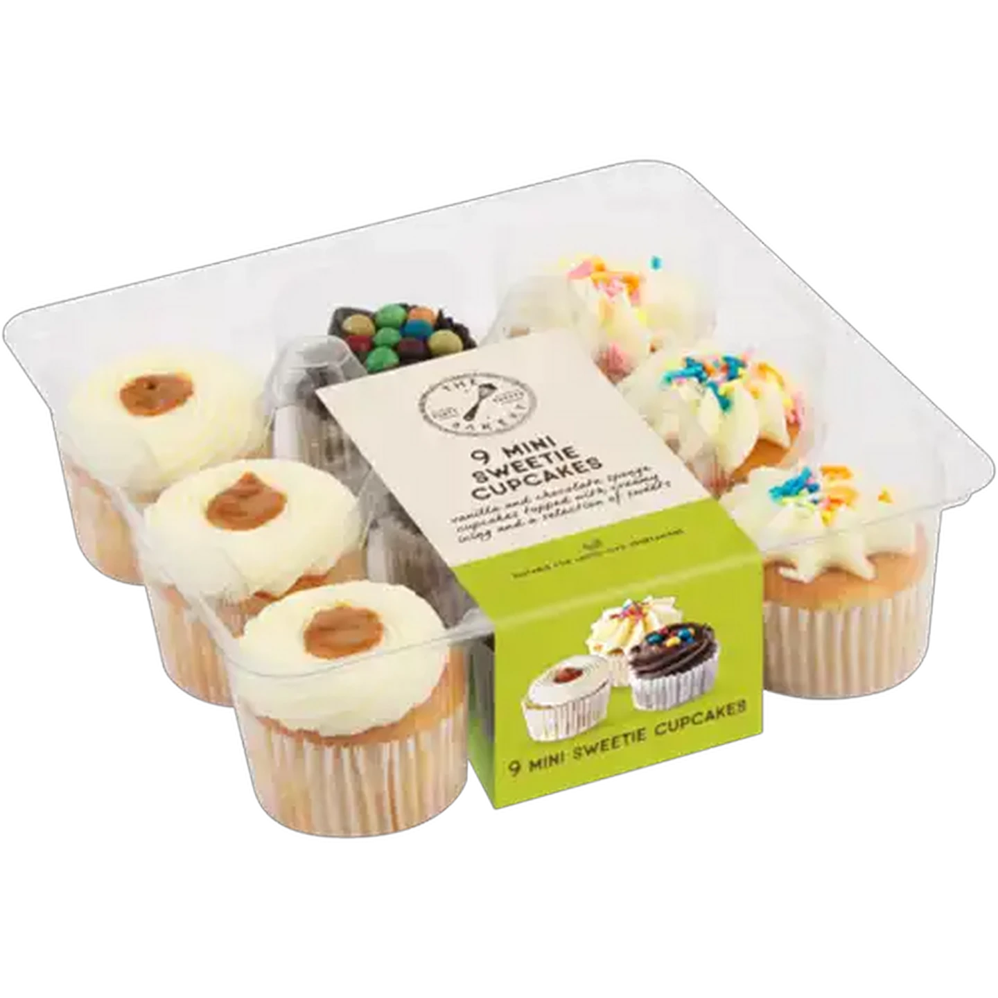 Image of The Bakery Mini Sweetie Cupcakes 9 Pack