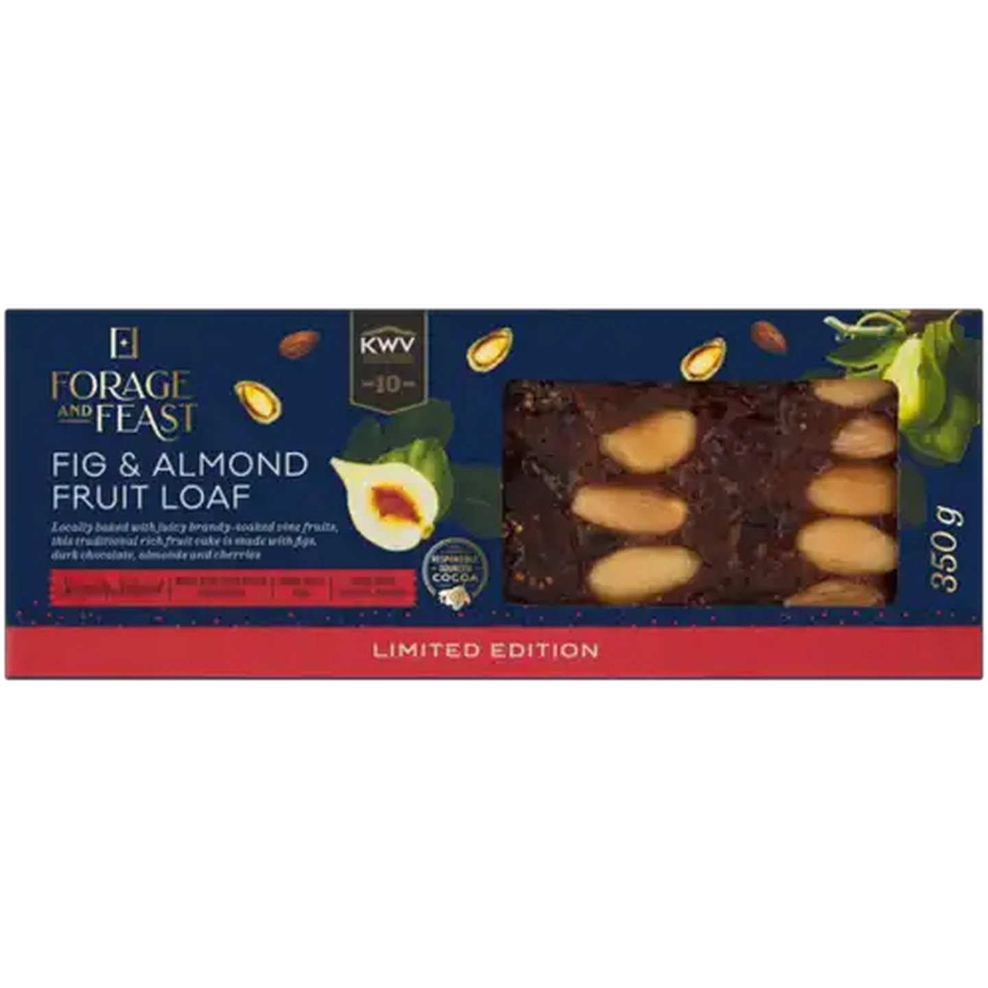 Image of Forage And Feast Fig & Almond Fruit Loaf 350g