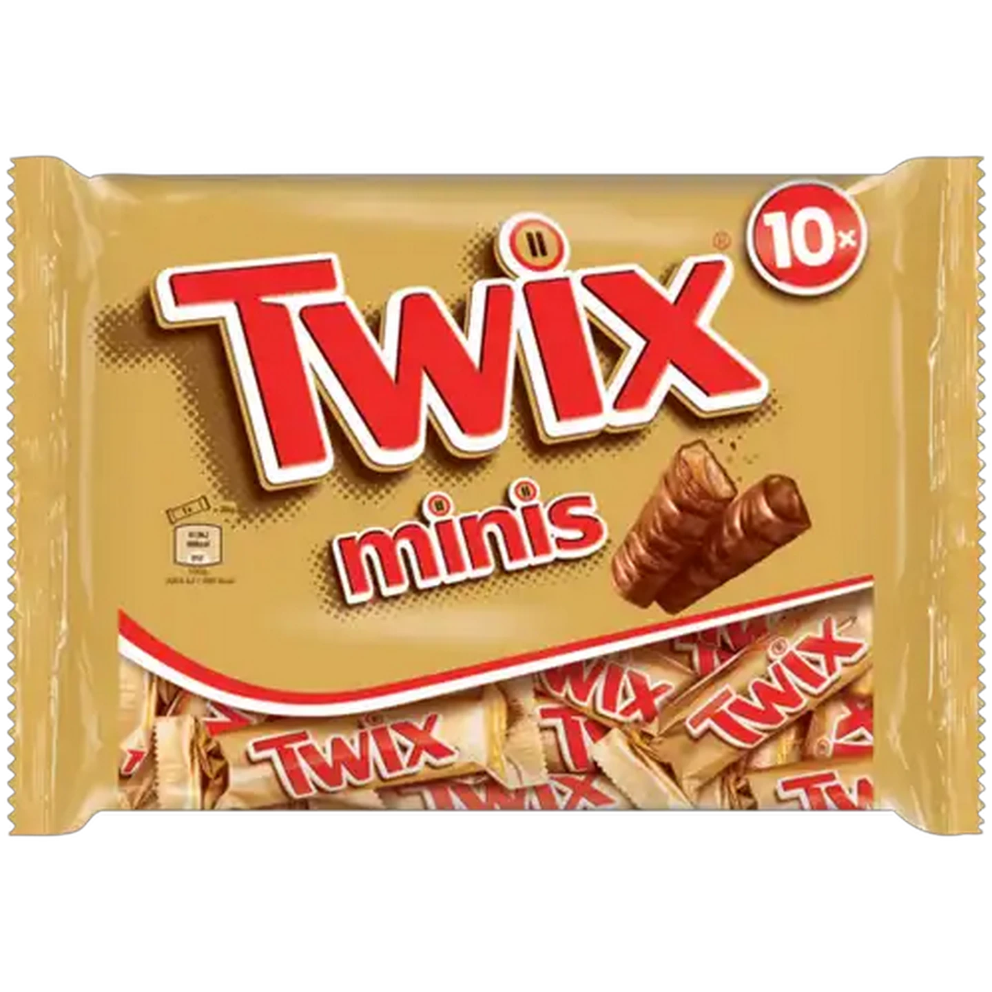 Image of Twix Mini Chocolate Bars 10 Pack