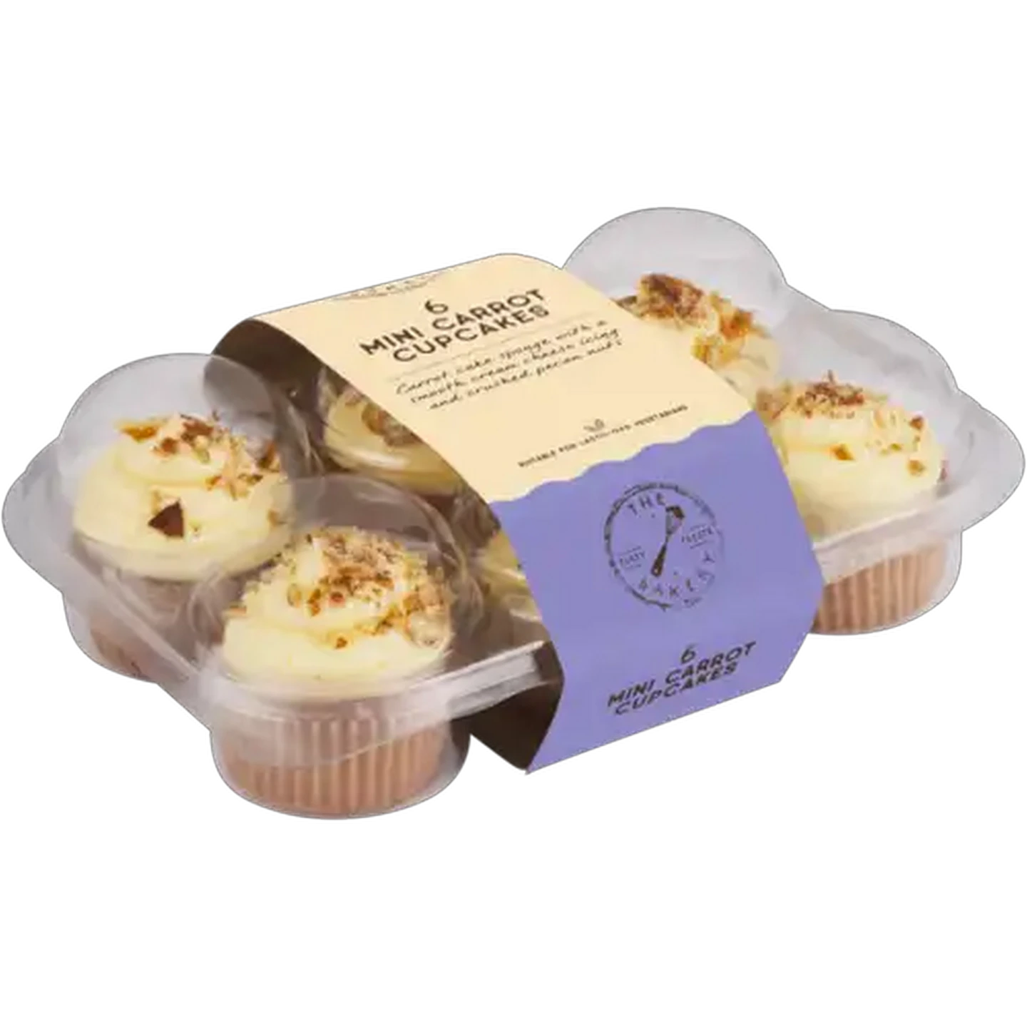 Image of The Bakery Carrot Cupcakes 6 Pack
