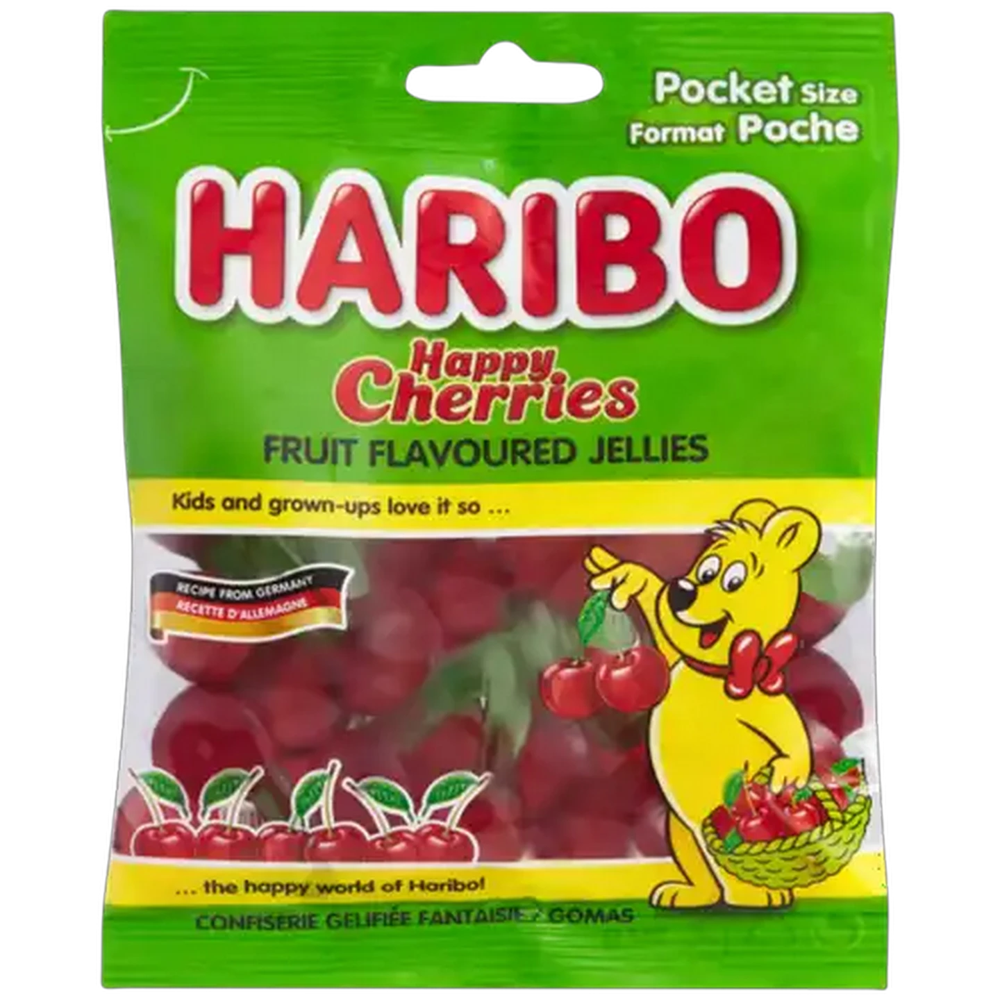 Image of Haribo Happy Cherries Fruit Flavoured Gums 80g
