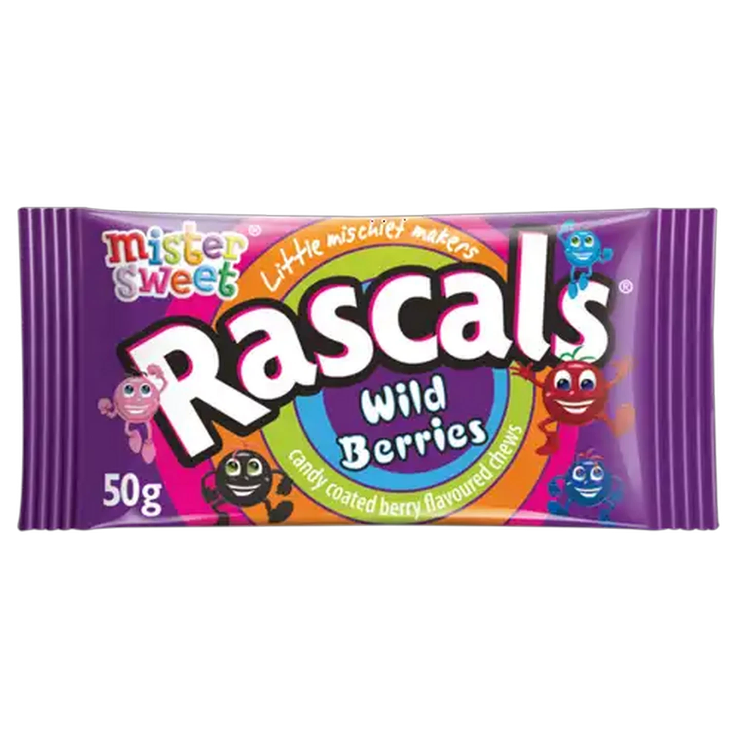 Image of Rascals Wild Berries Flavoured Sweets 50g