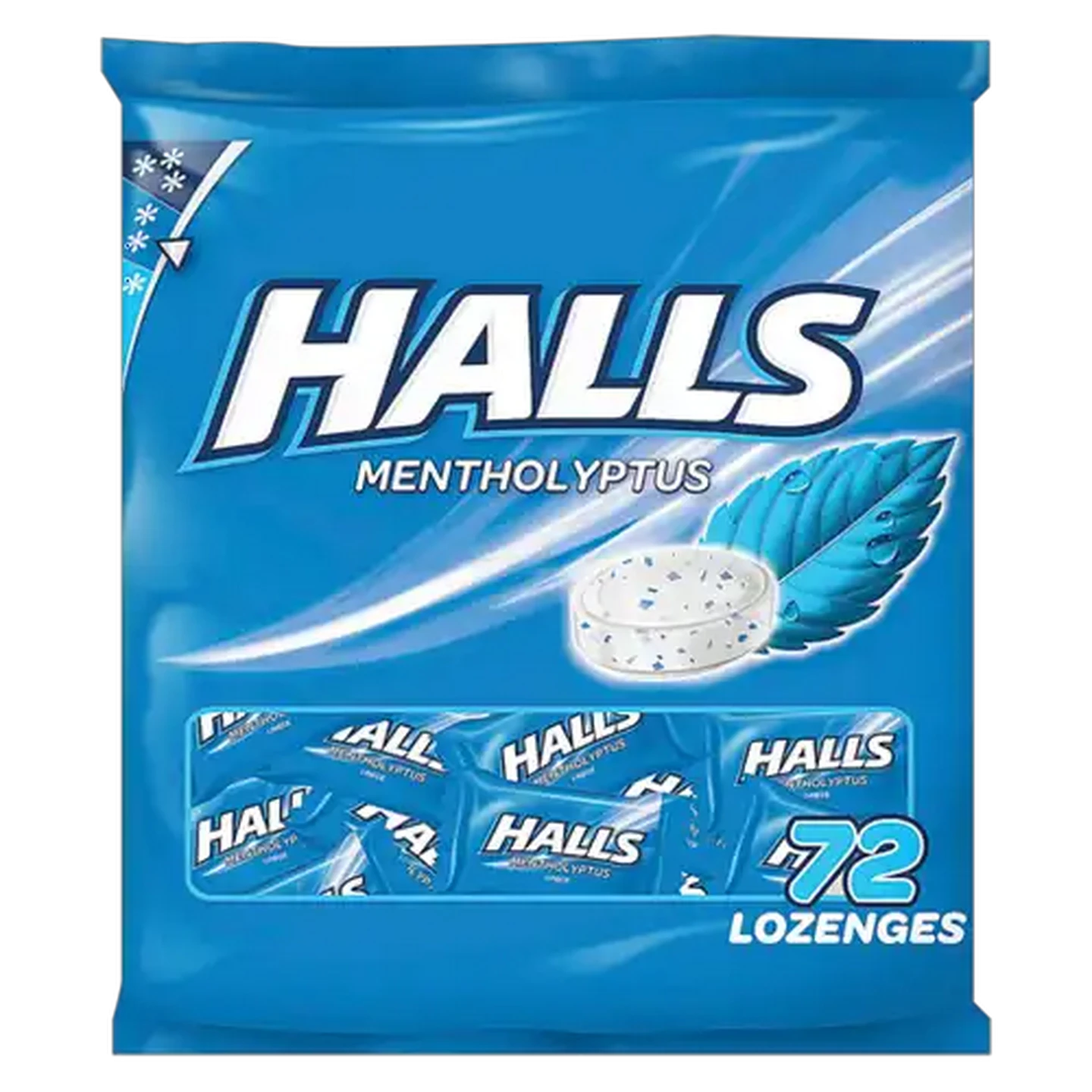 Image of HALLS Mentholyptus Flavoured Lozenges 72 Pack