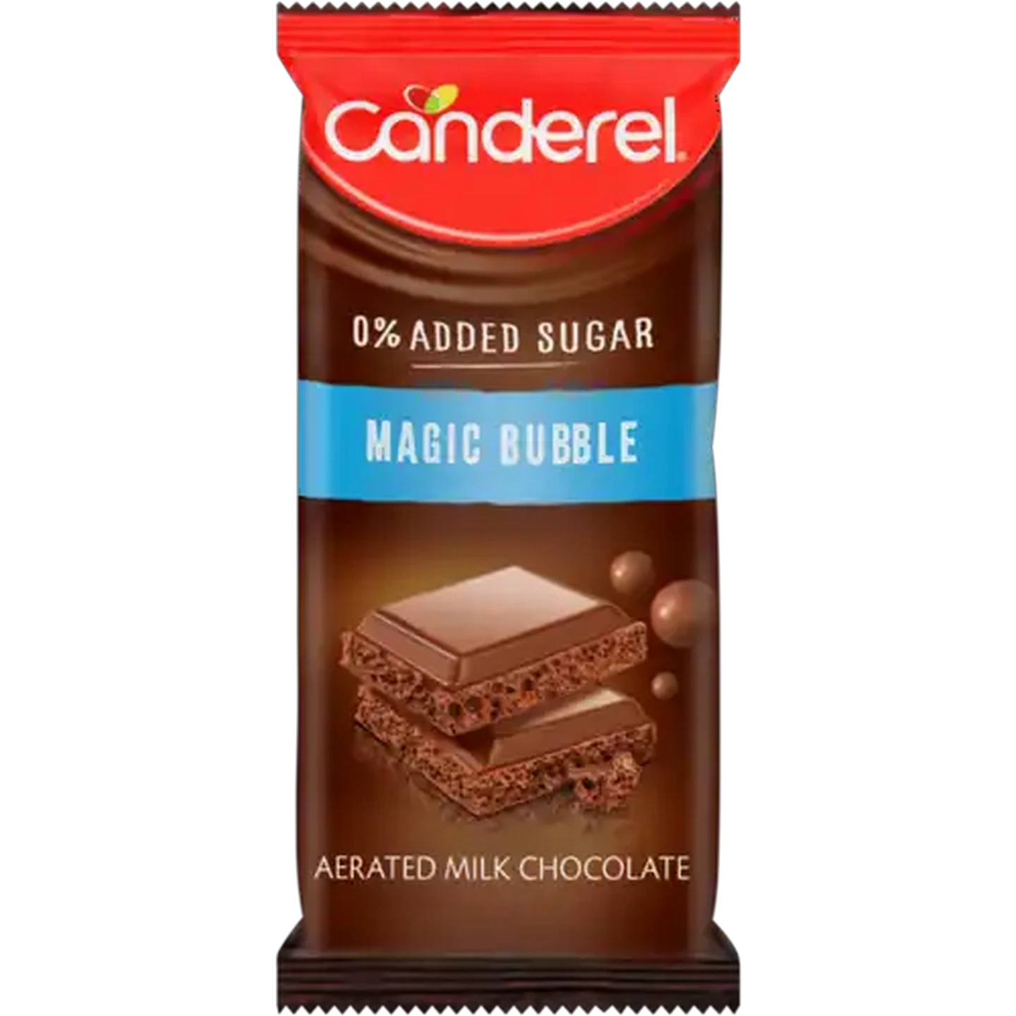 Image of Canderel Magic Bubble Milk Chocolate Slab 74g